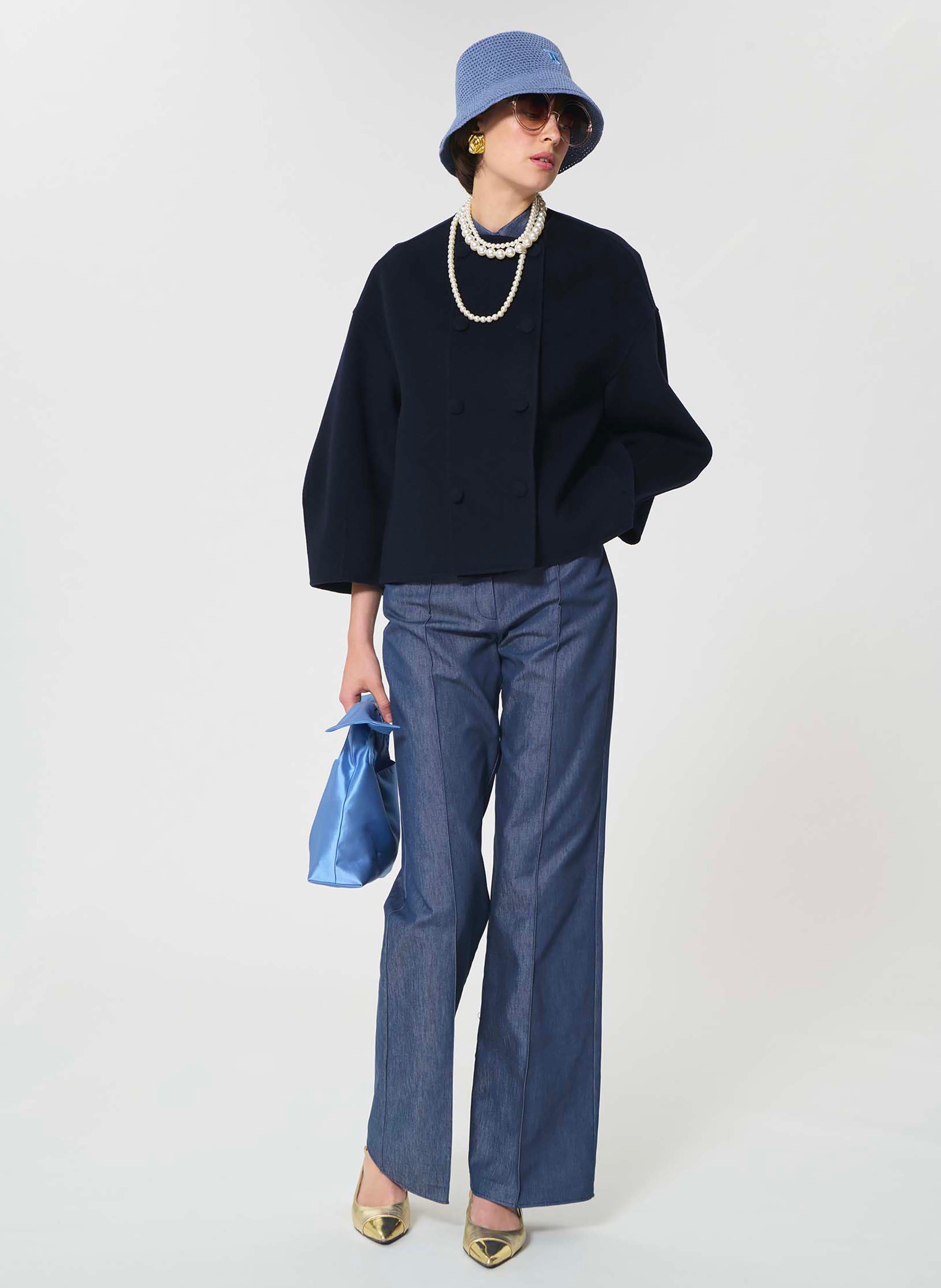 Manteau milady TARA JARMON Bleu