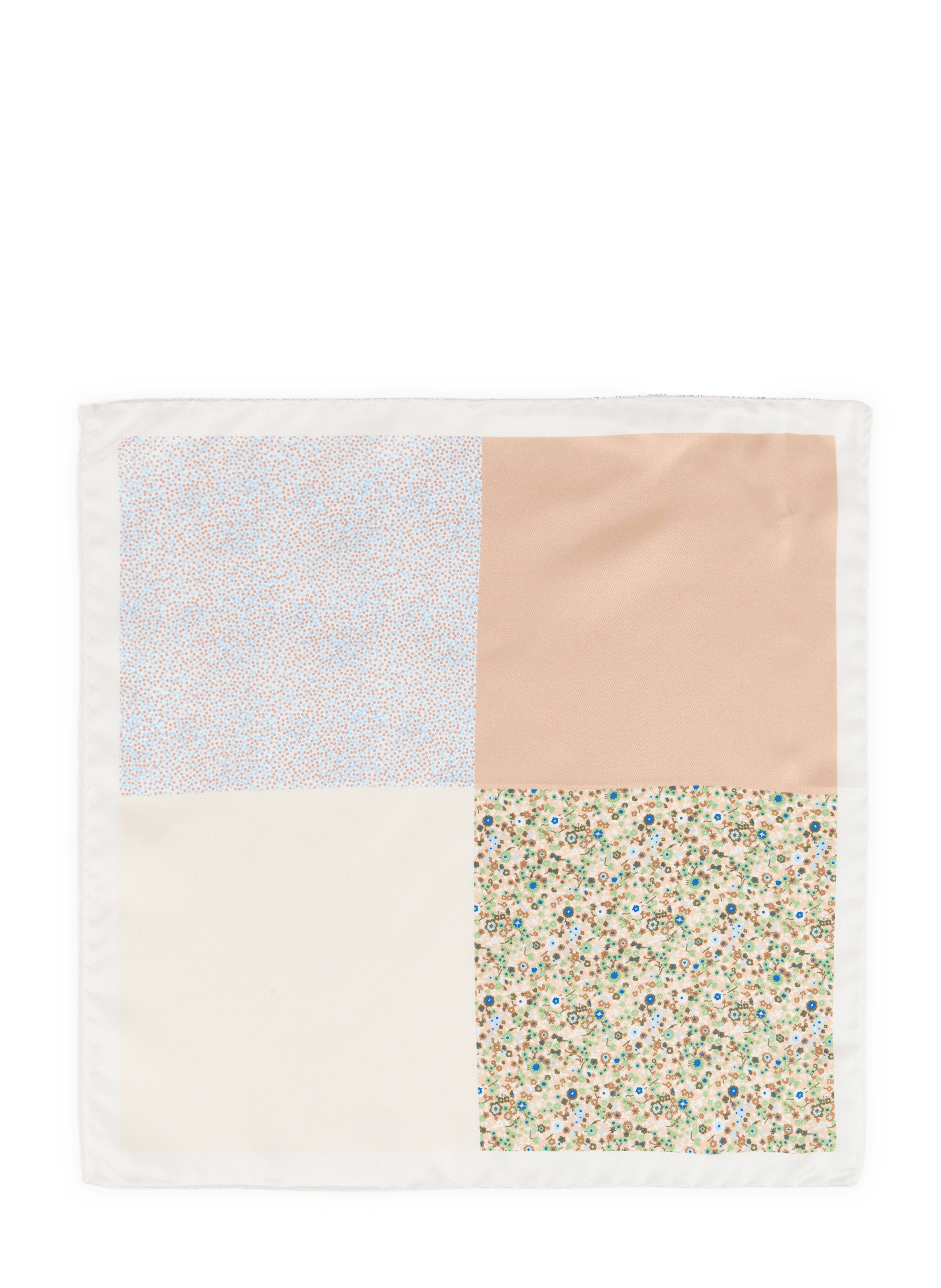 Square silk printed scarf AU PRINTEMPS PARIS Multicolour