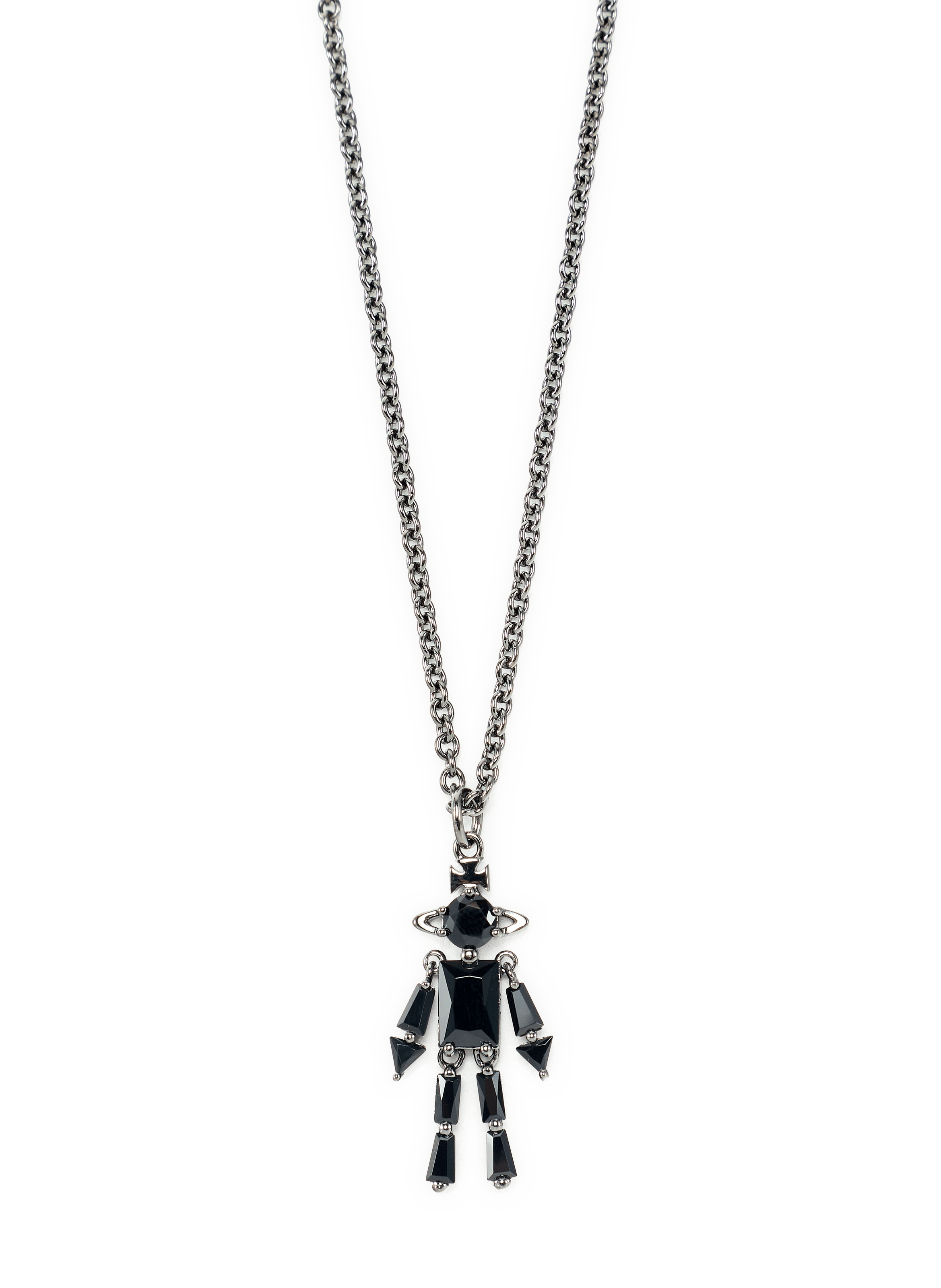 Collier Issa en laiton mélangé VIVIENNE WESTWOOD Noir