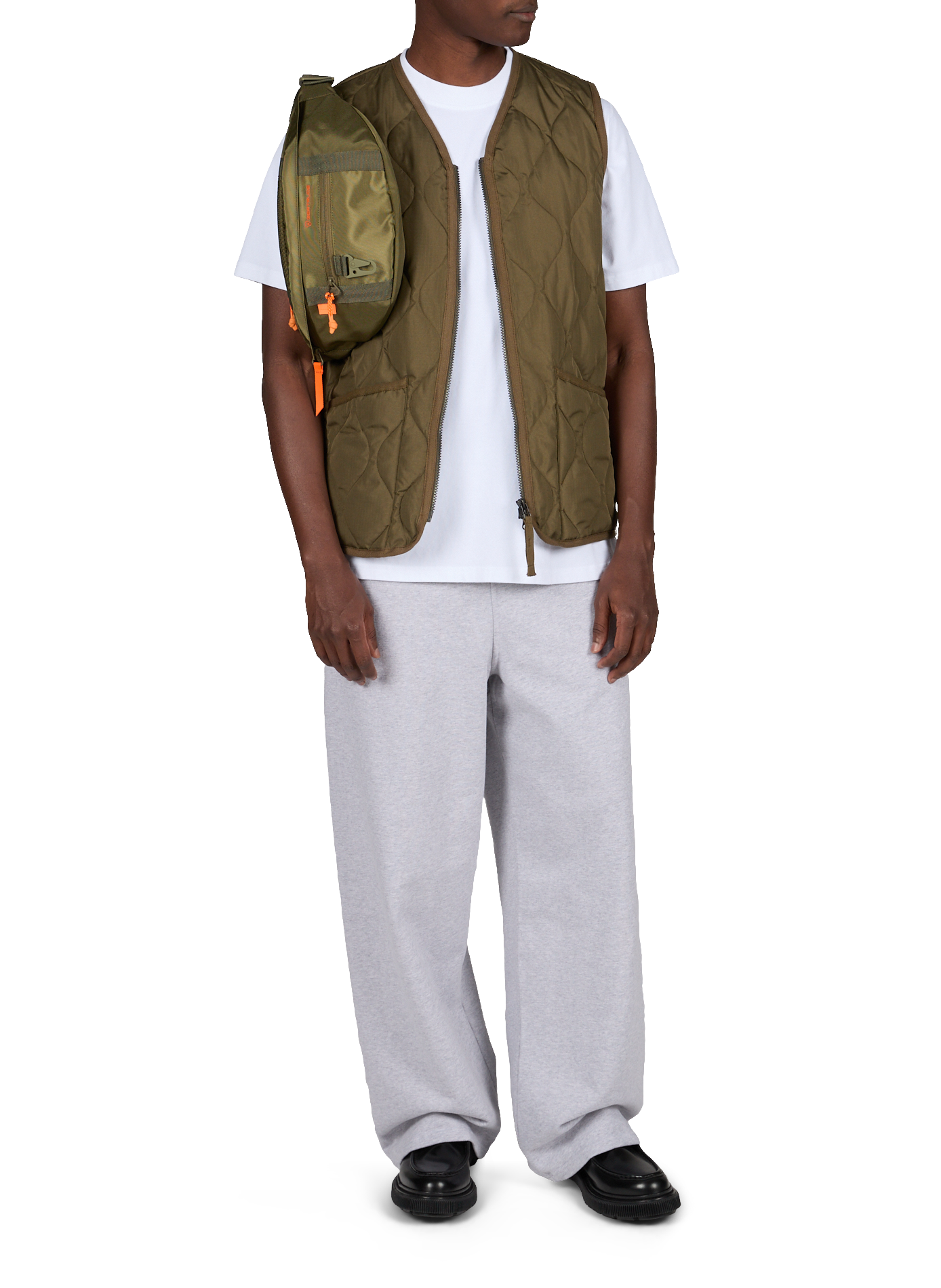 Sac banane Pitou uni zippé GERTRUDE ET GASTON Kaki