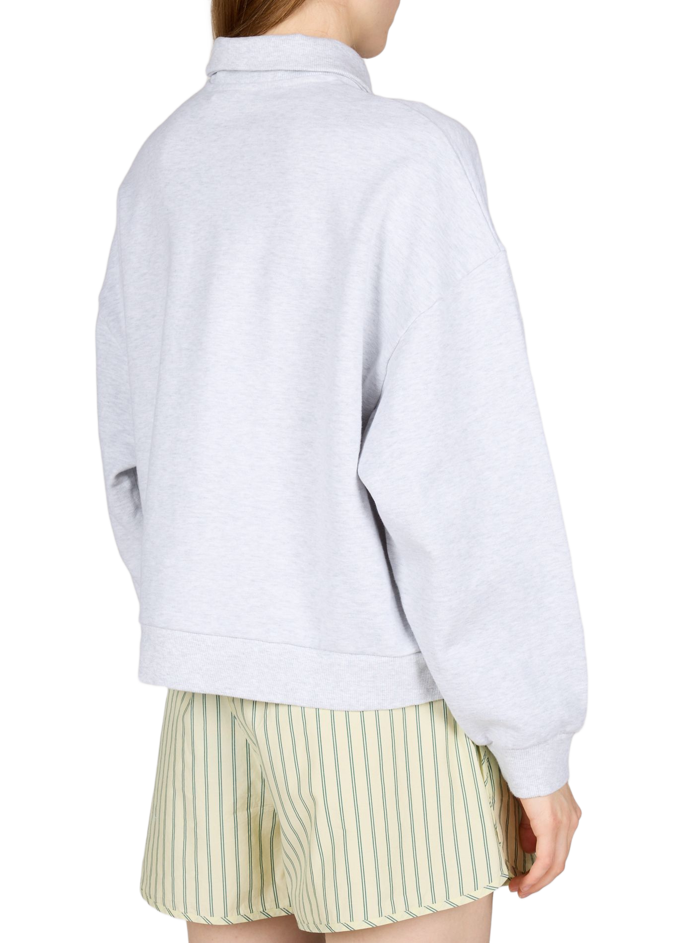 Sweat polo Brenta en coton CARHARTT WIP Gris