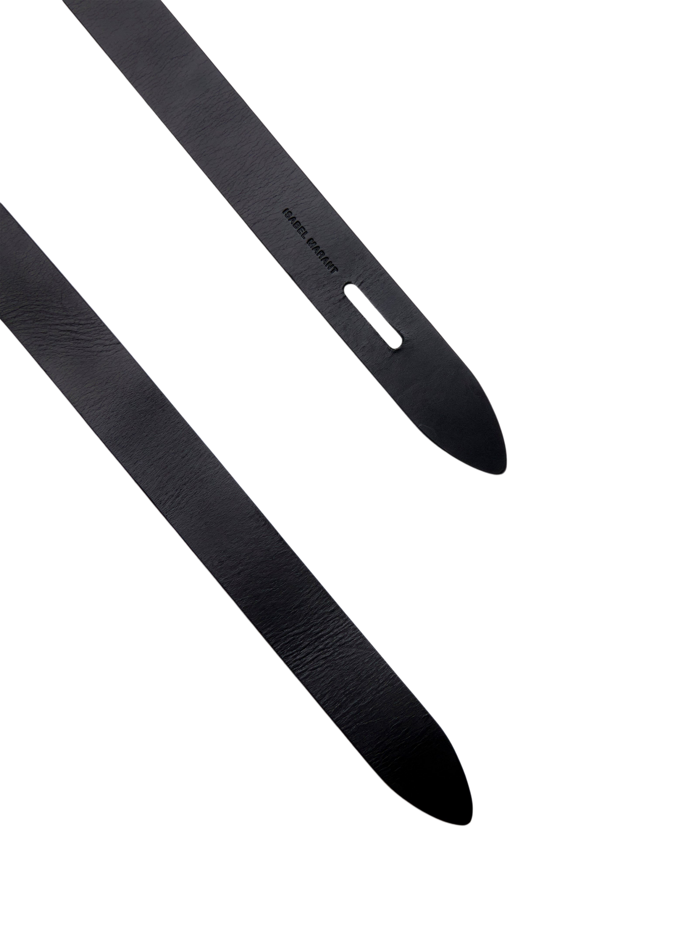 Ceinture Lecce à nouer en cuir ISABEL MARANT Noir