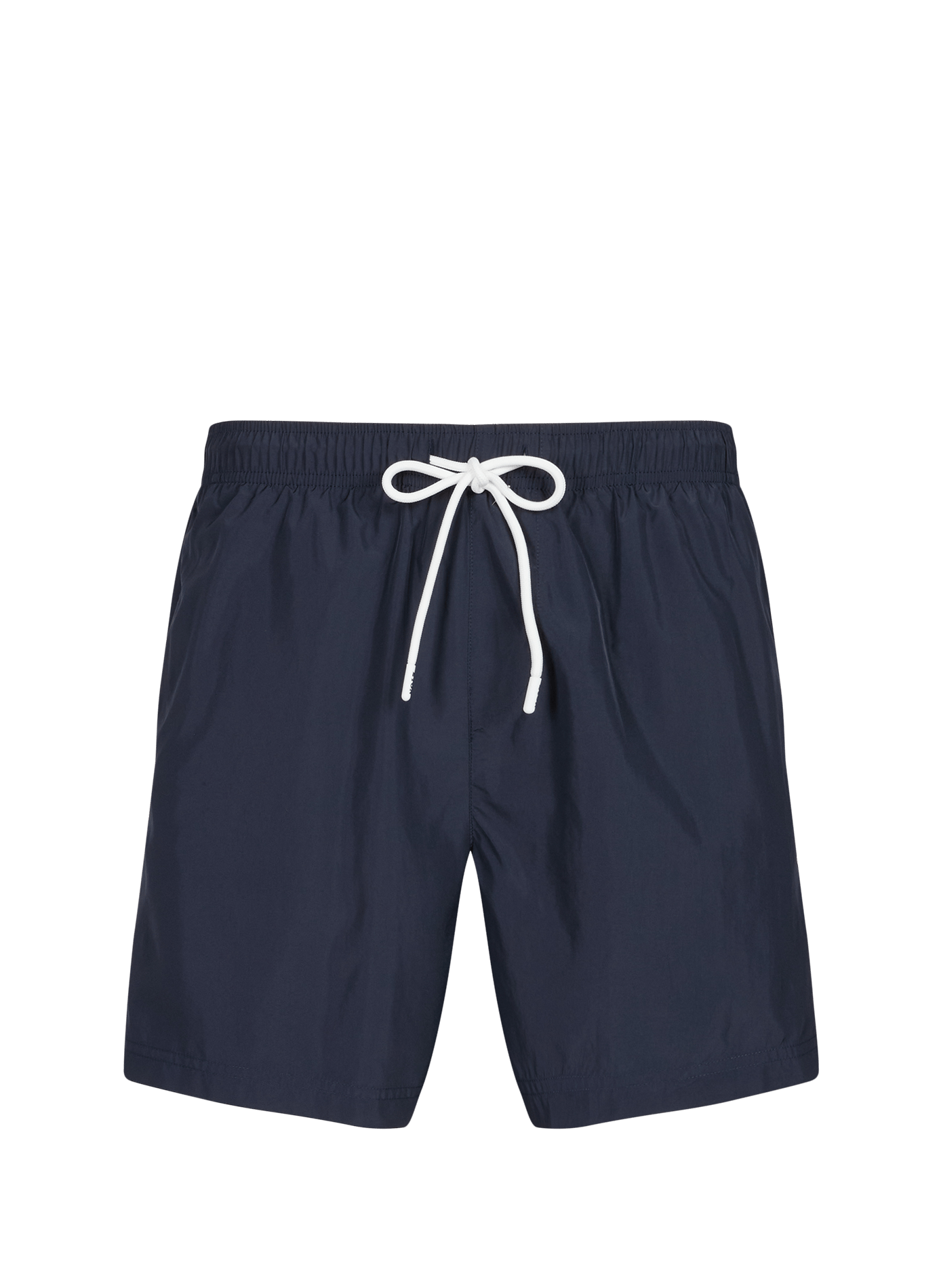 Solid mid-thigh swim shorts ETON Blue