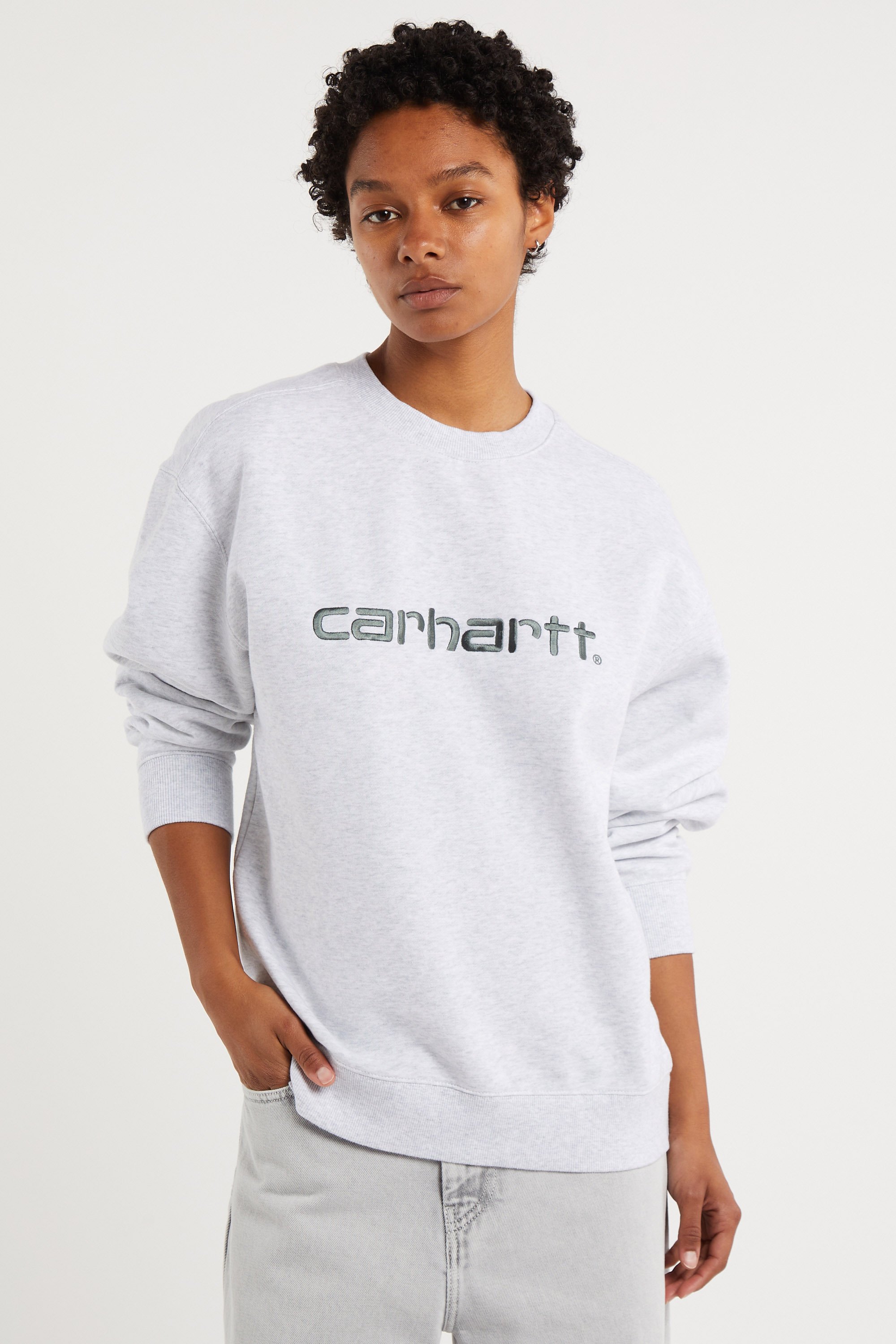 Sweatshirt w' carhartt CARHARTT WIP Gris