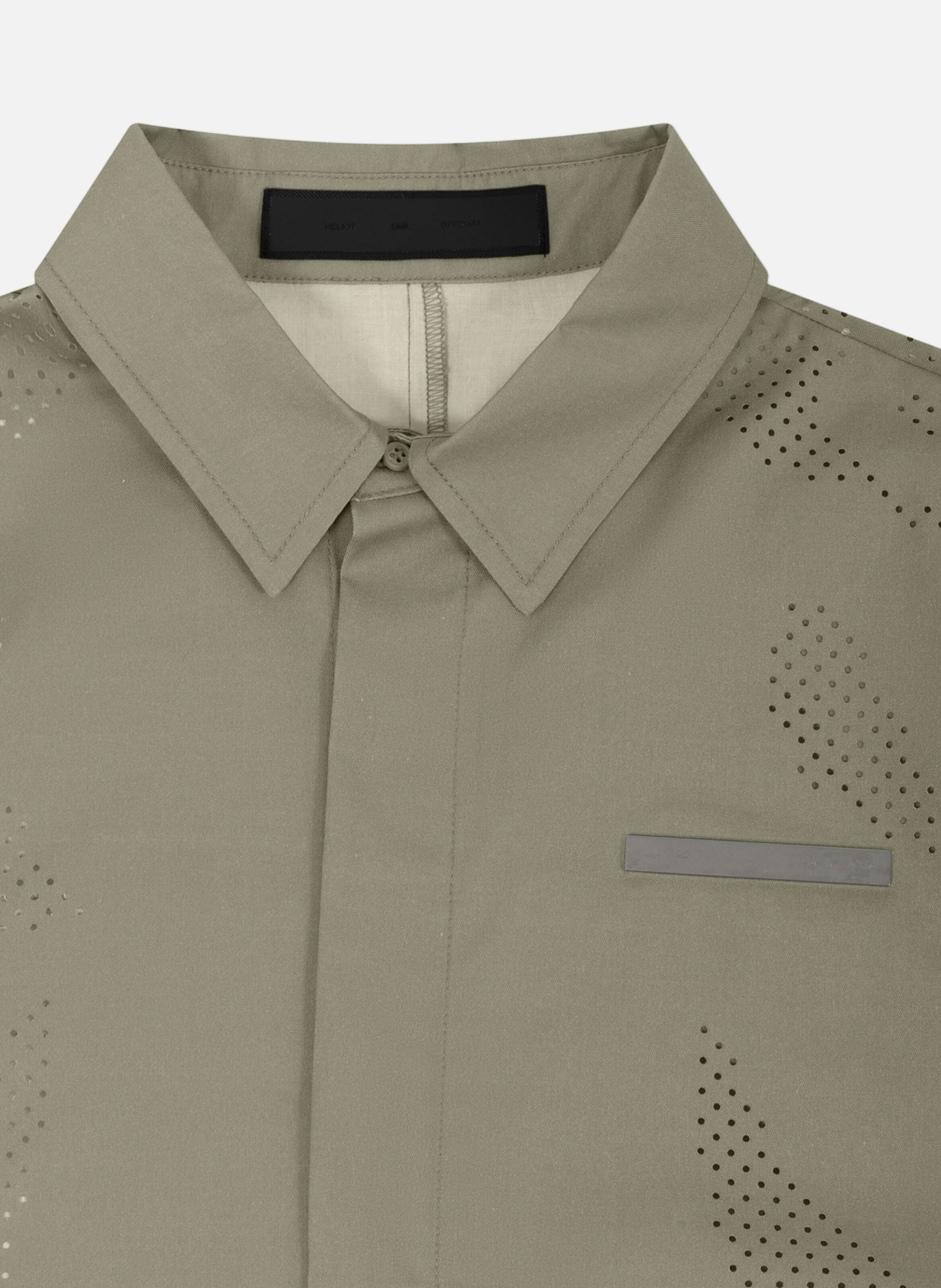 Chemise manches courtes alsoran HELIOT EMIL Kaki