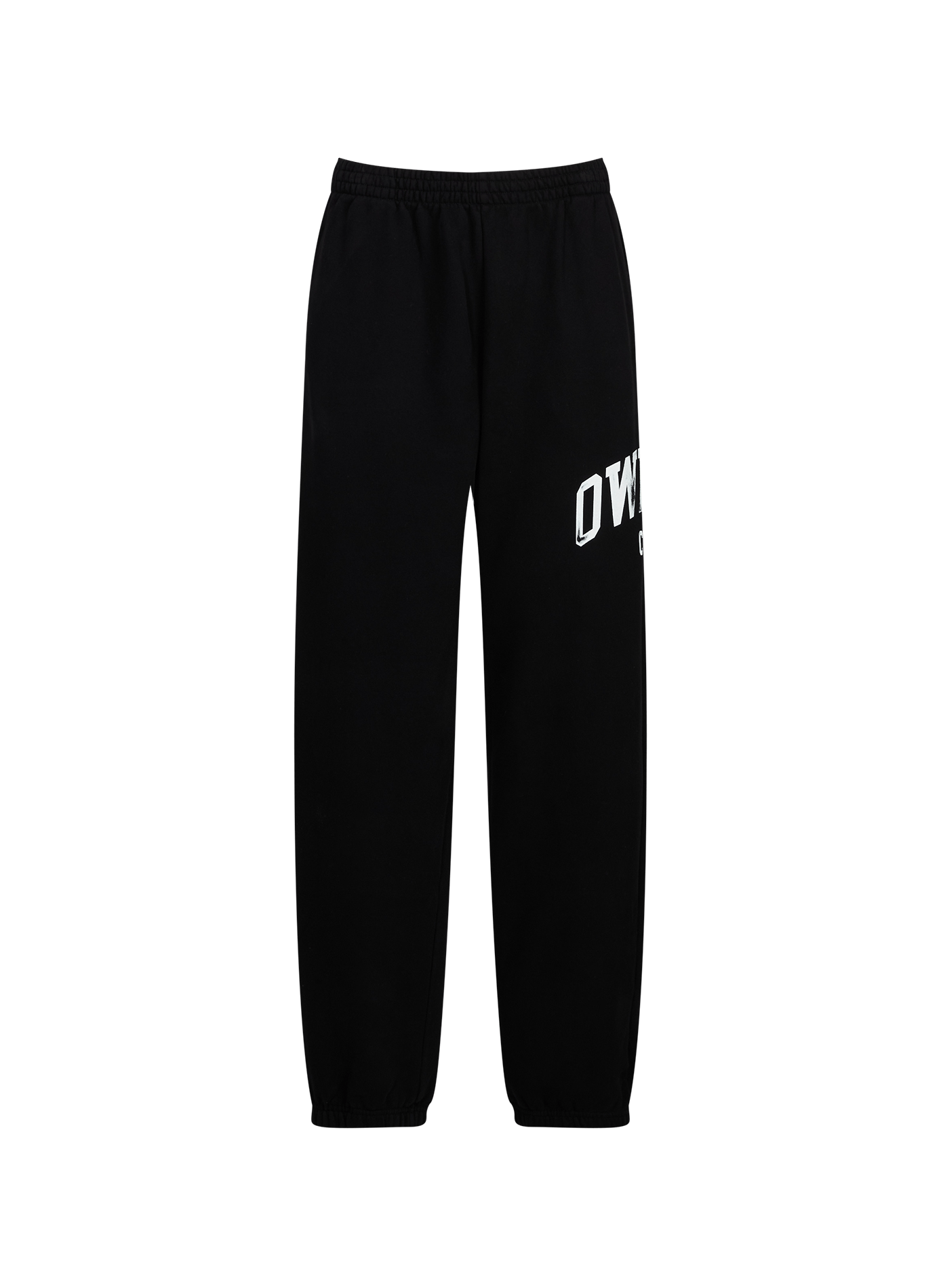 Owners large printed cotton joggers REPRESENT Black