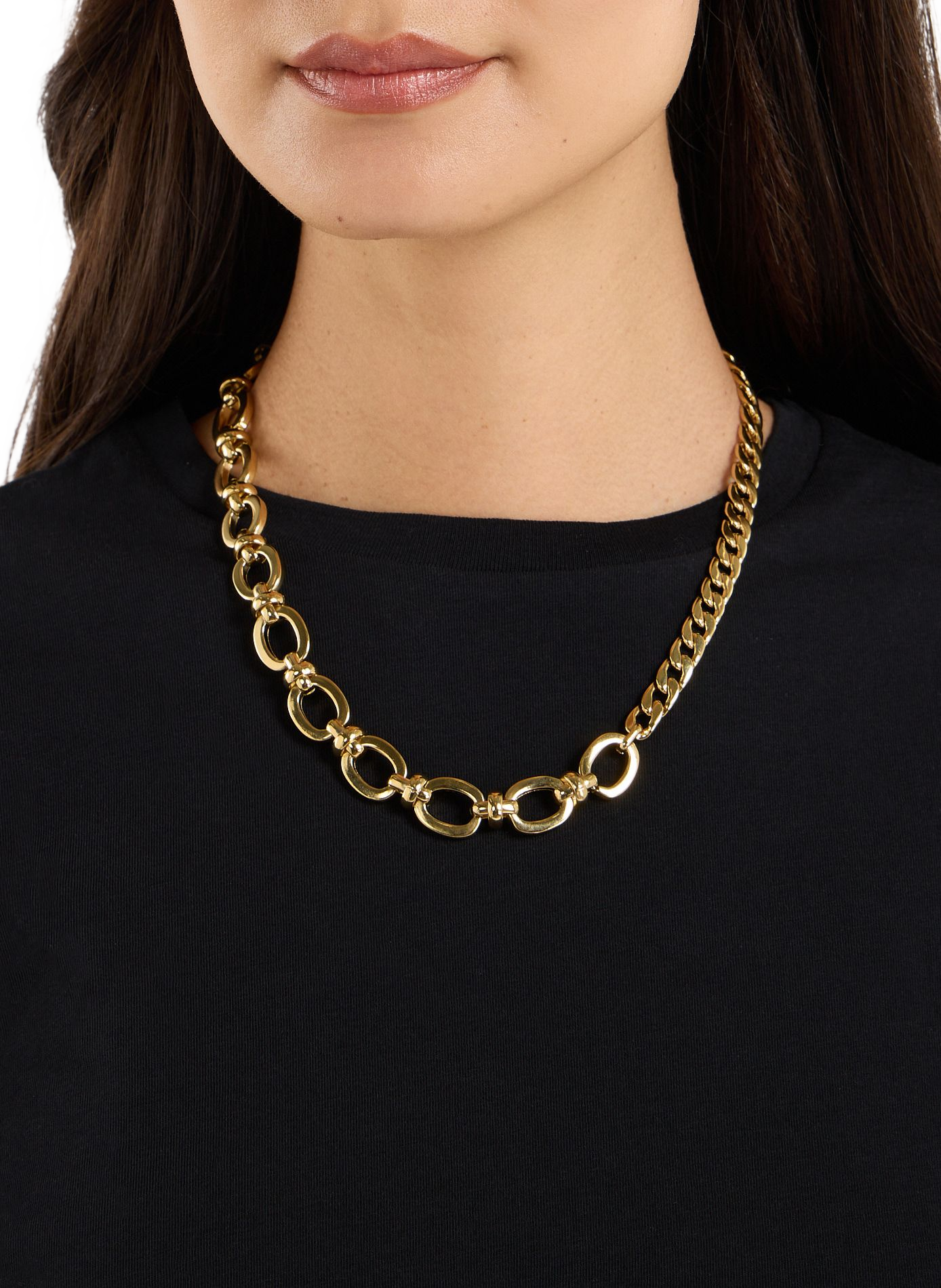 Collier ras de cou Maille  SAISON 1865 Doré