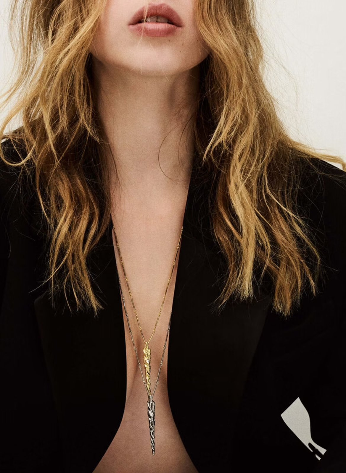 Angela long necklace BA&SH Silver