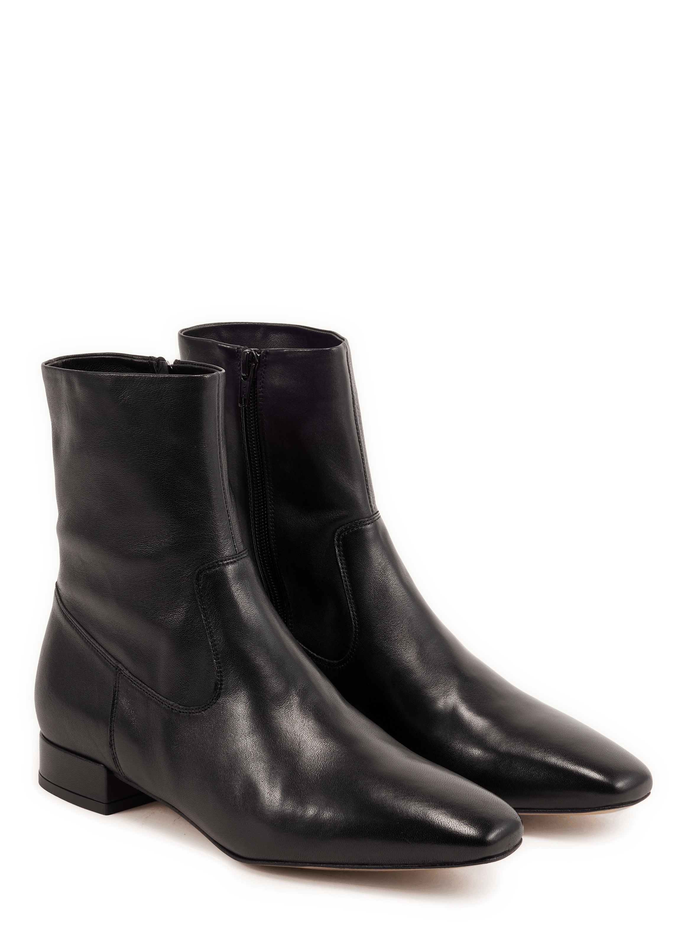 Goia ankle boots in goat and sheep leather SAISON 1865 Black