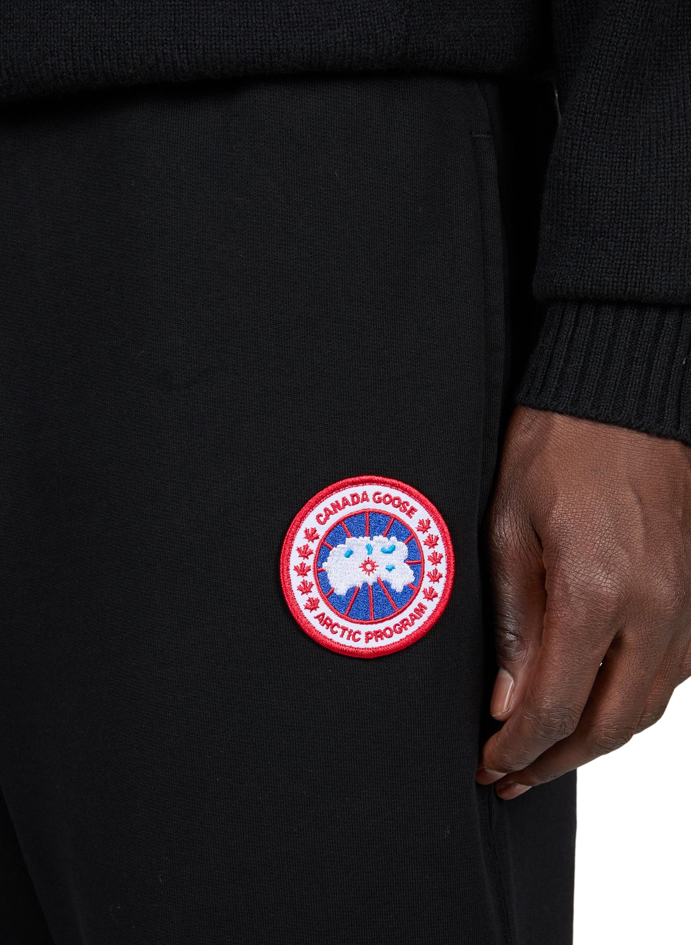 Loon cotton sweatpants CANADA GOOSE Black