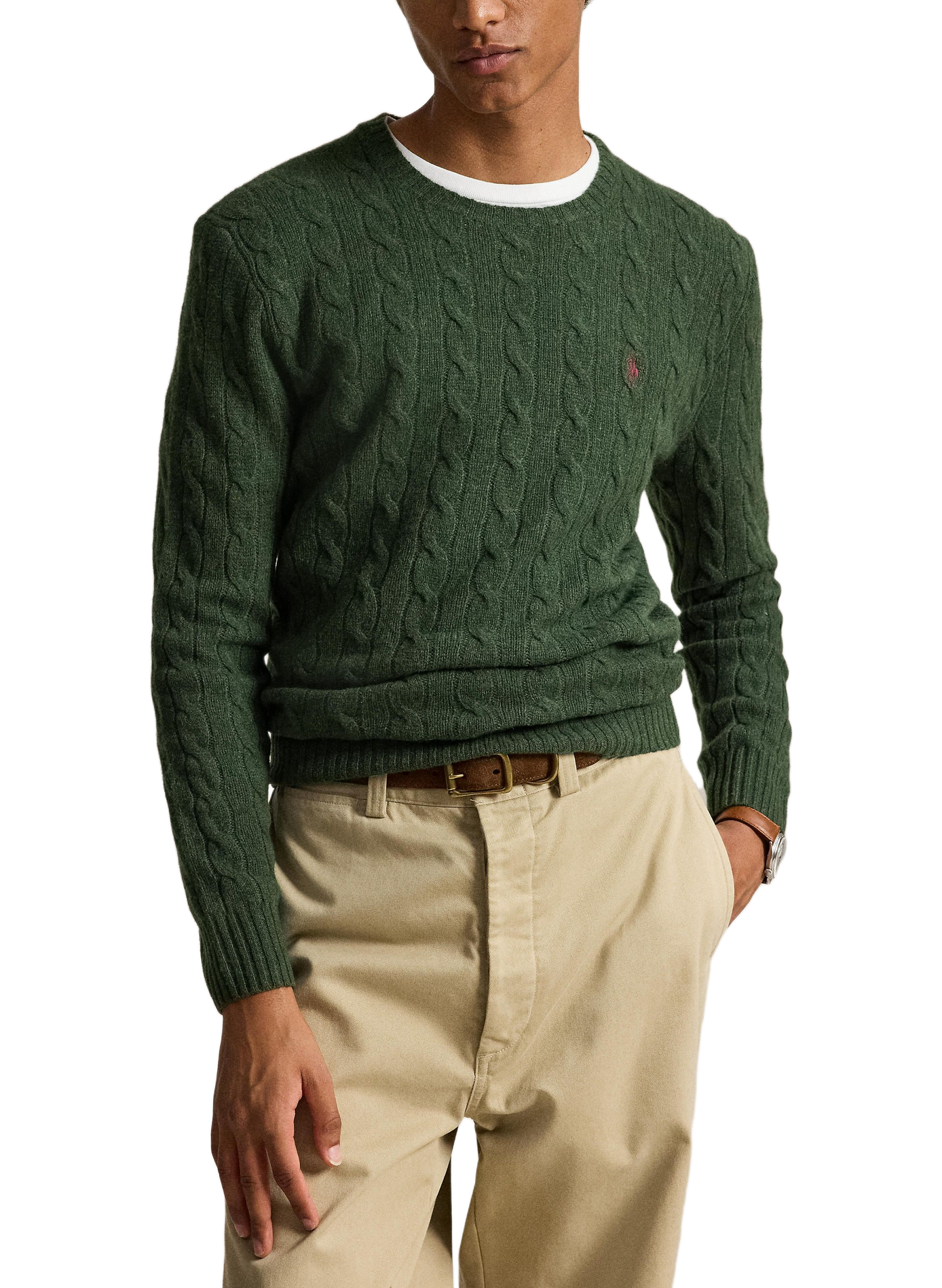 Pull en laine | Vert POLO RALPH LAUREN Homme