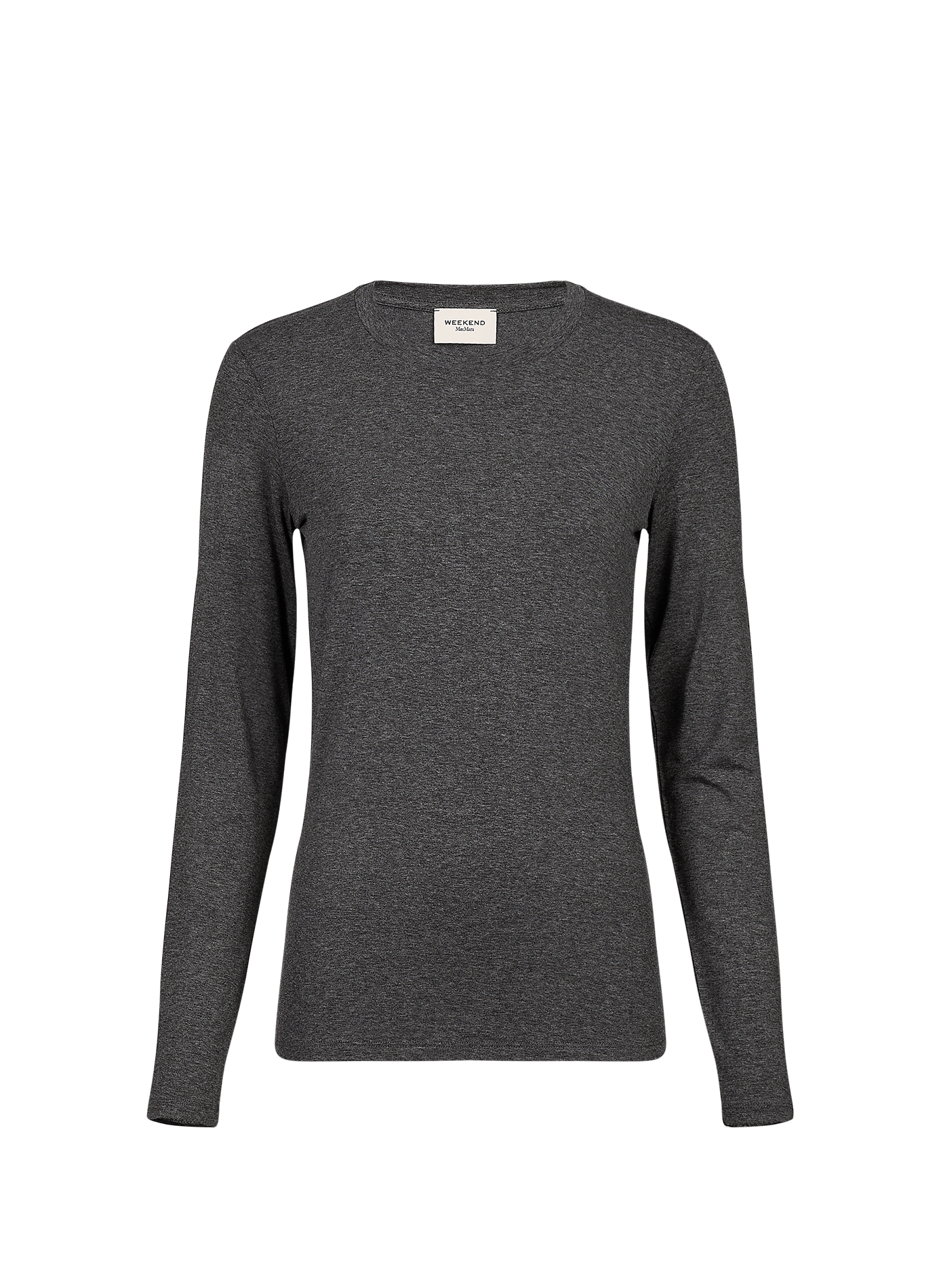 T-shirt Wkdmultie aansluitend met ronde hals MAX MARA WEEK END Grijs