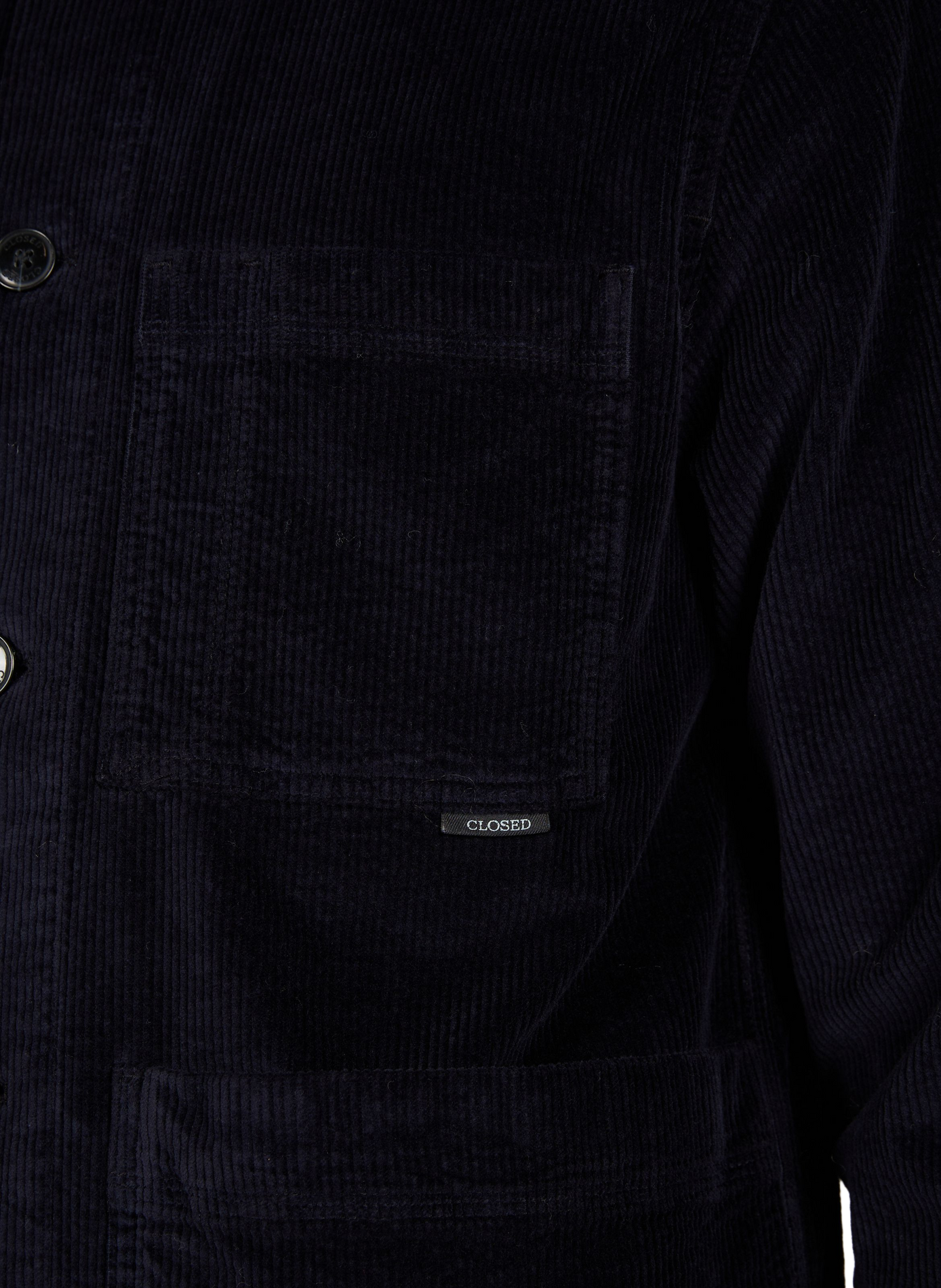 Atelier corduroy cotton jacket CLOSED Blue
