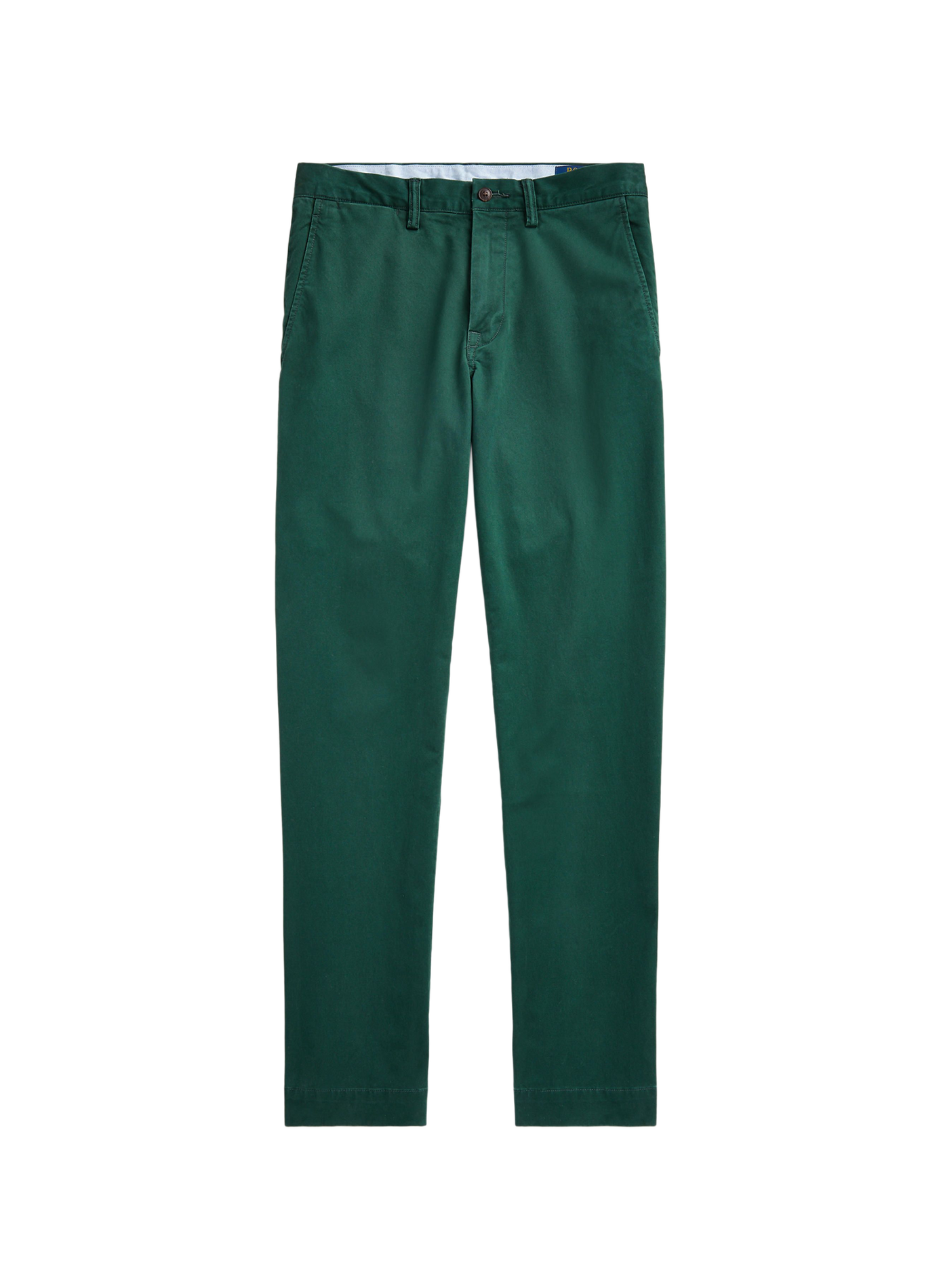 Pantalon droit en coton mélangé POLO RALPH LAUREN Vert