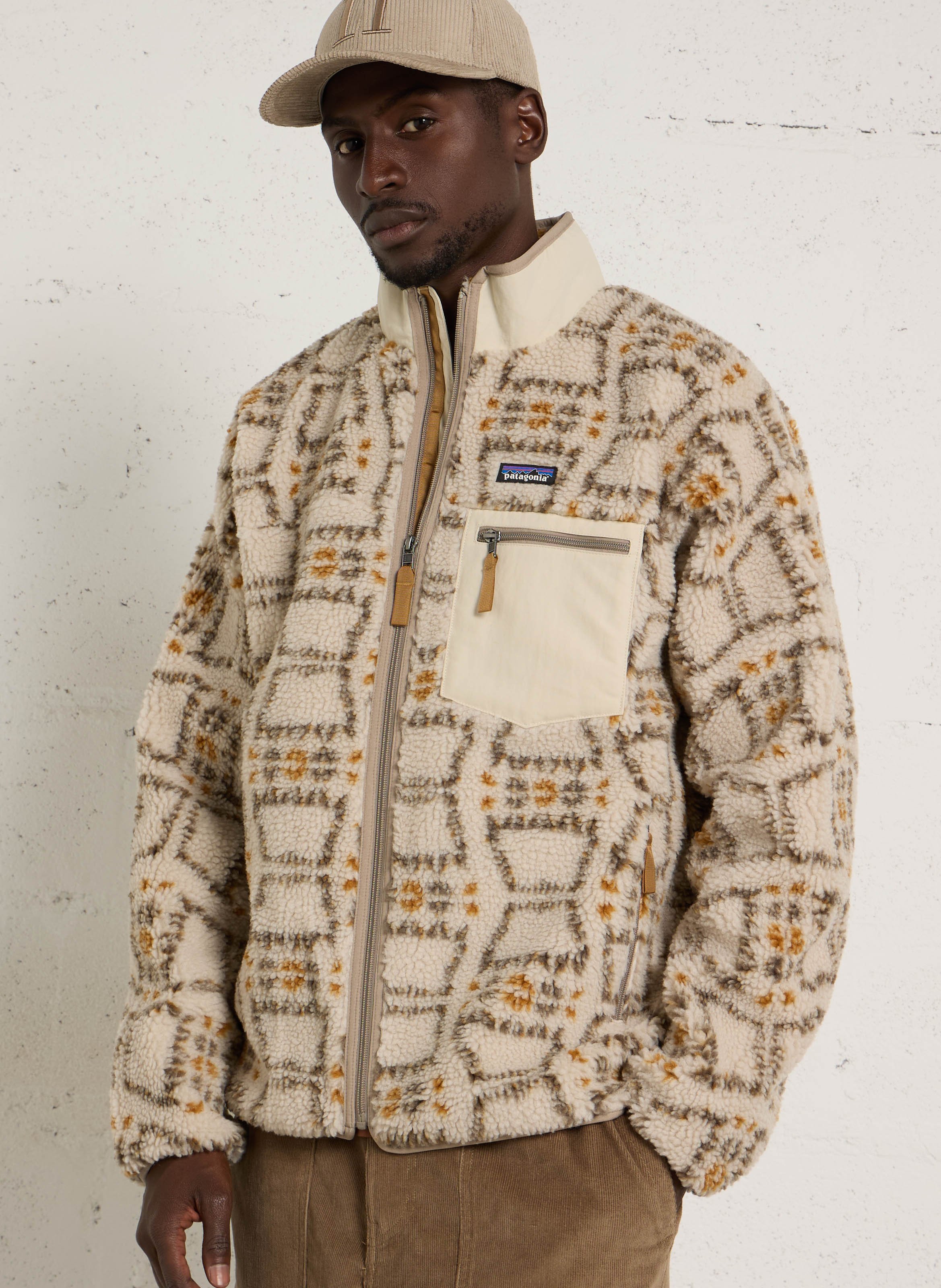Effen vest PATAGONIA Beige