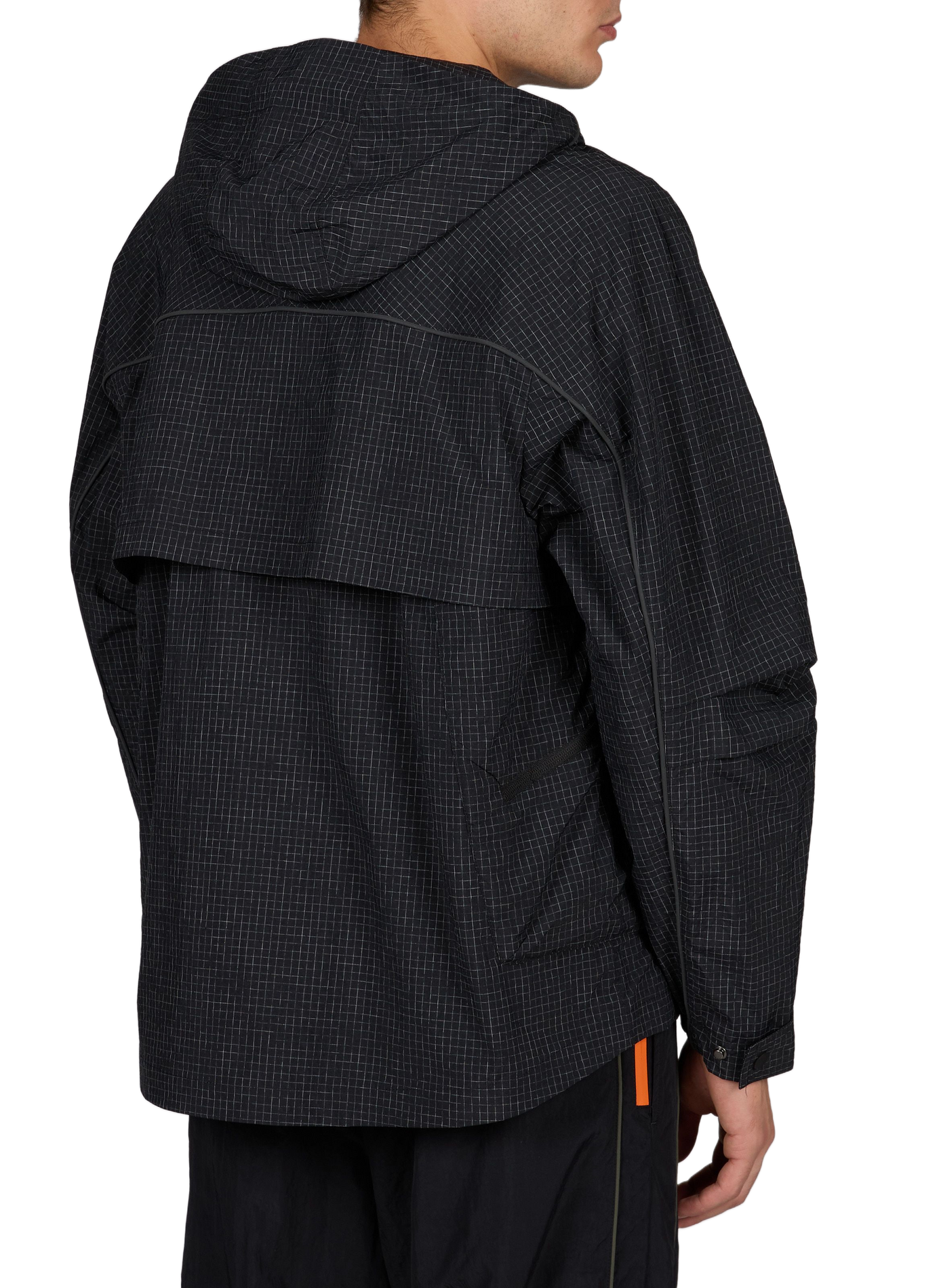 Aex hooded printed ripstop windbreaker GERTRUDE Black