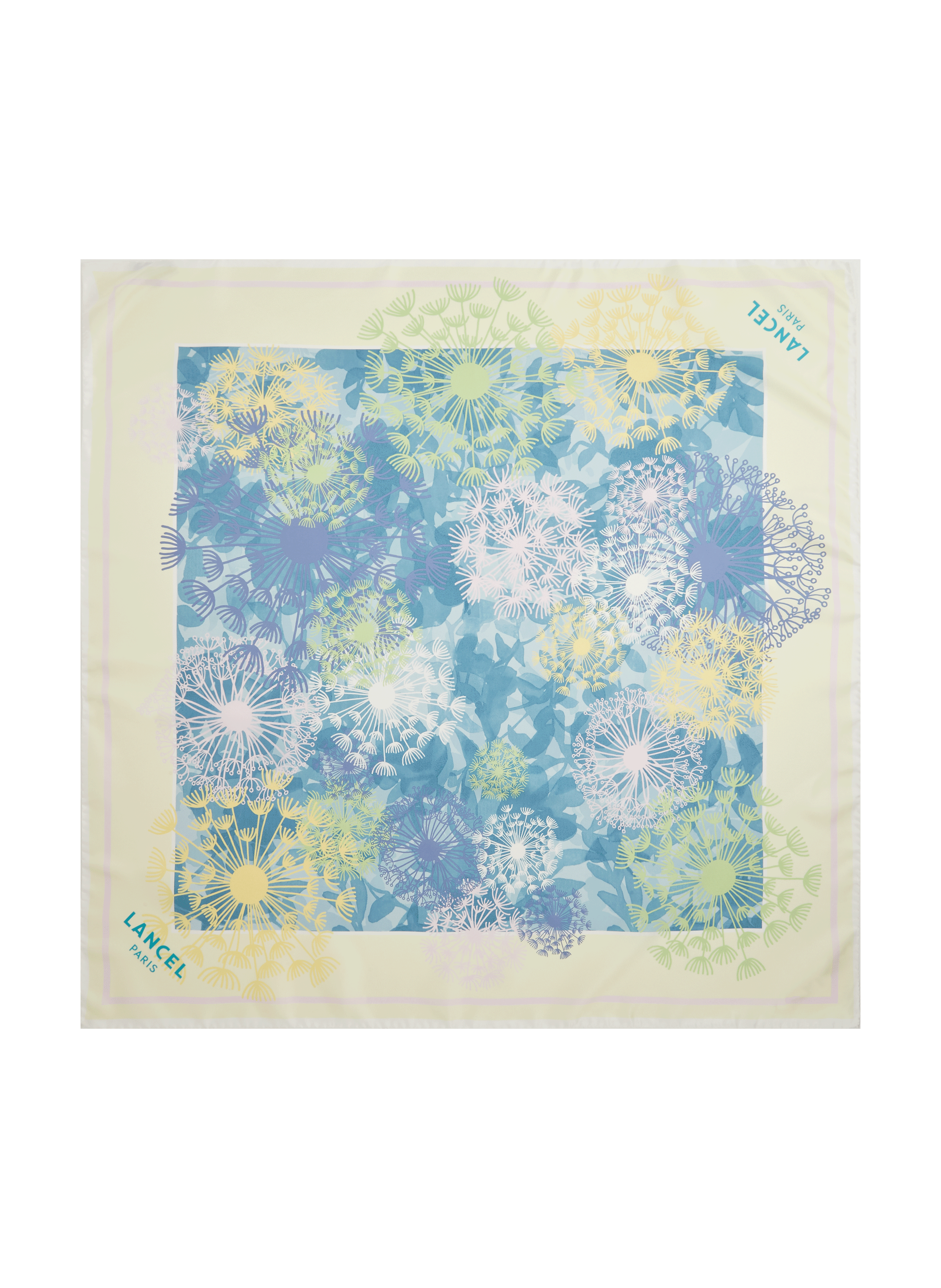 Carré de soie Feux d'artifice