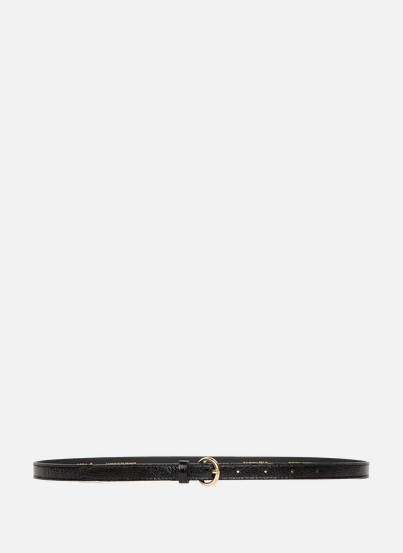 Slim patent leather belt  SAISON 1865