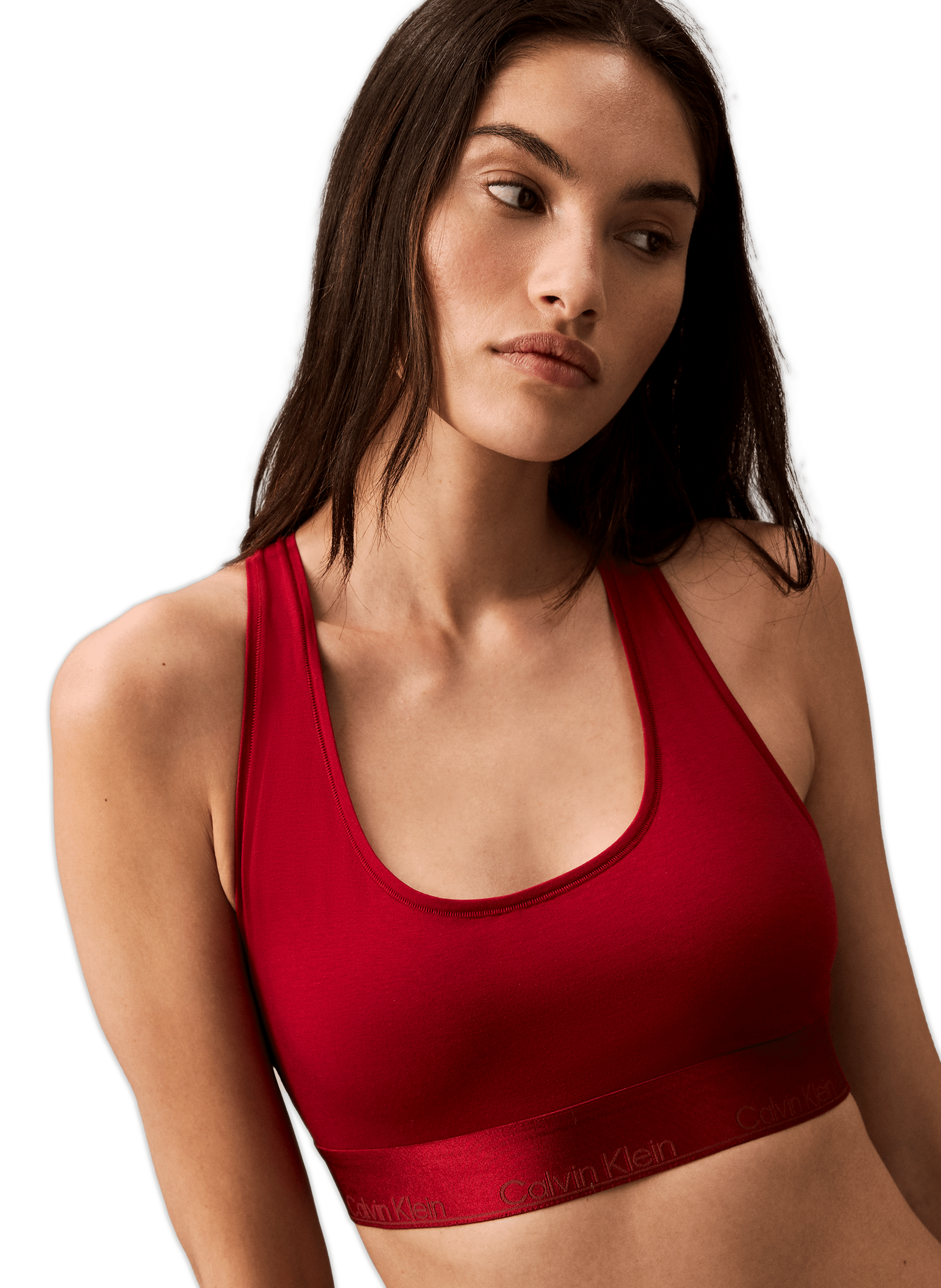 Logo bra top CALVIN KLEIN Red