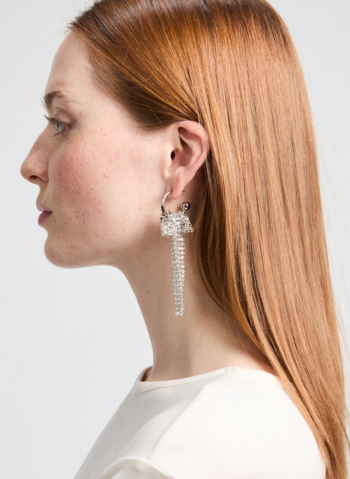 Boucles d'oreille Sammy JUSTINE CLENQUET Argent