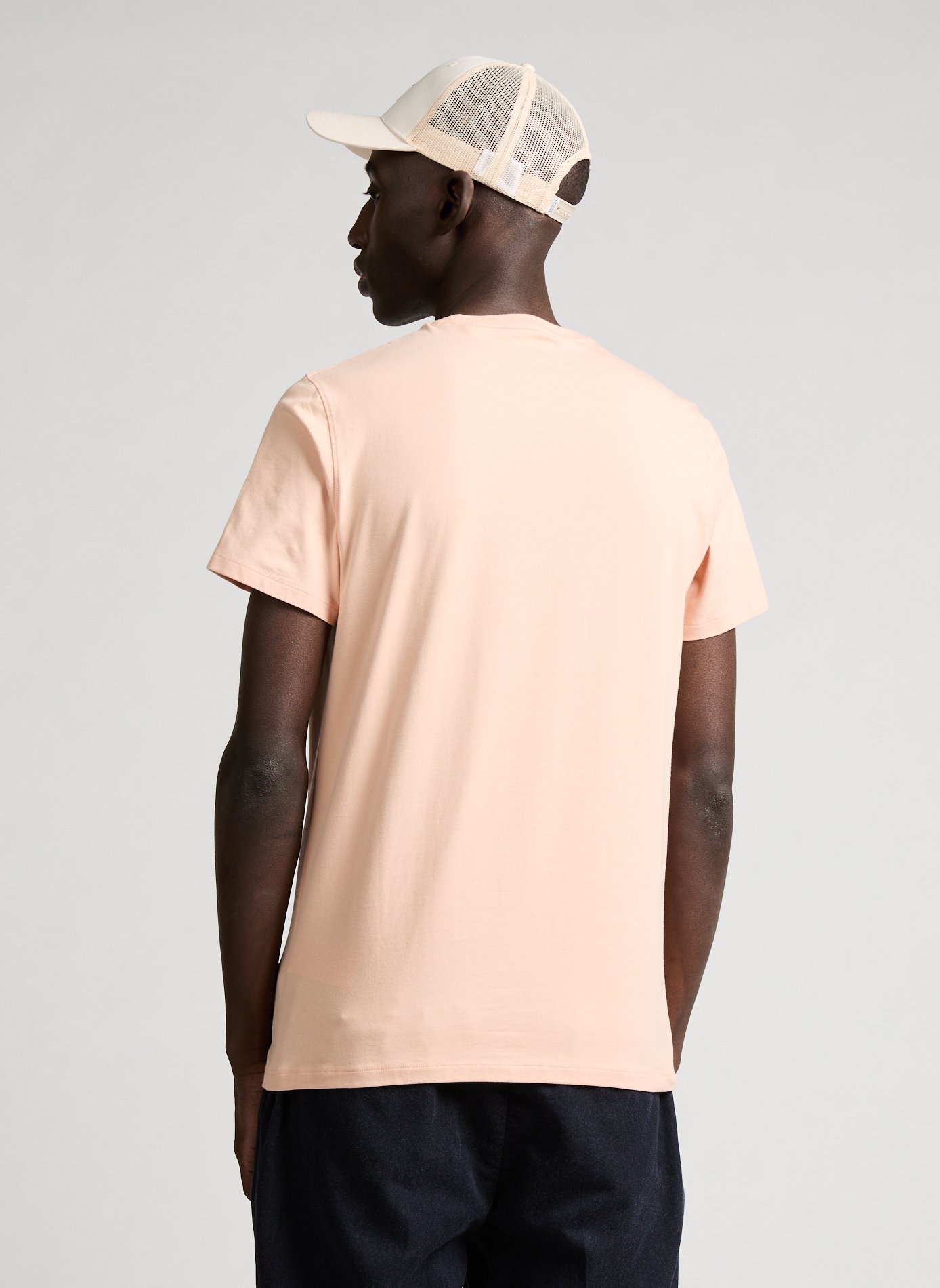 T-shirt droit en coton GUESS Rose