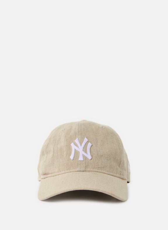 Casquette en lin mélangé Beige by NEW ERA NEW ERA Casquette en lin mélangé Beige