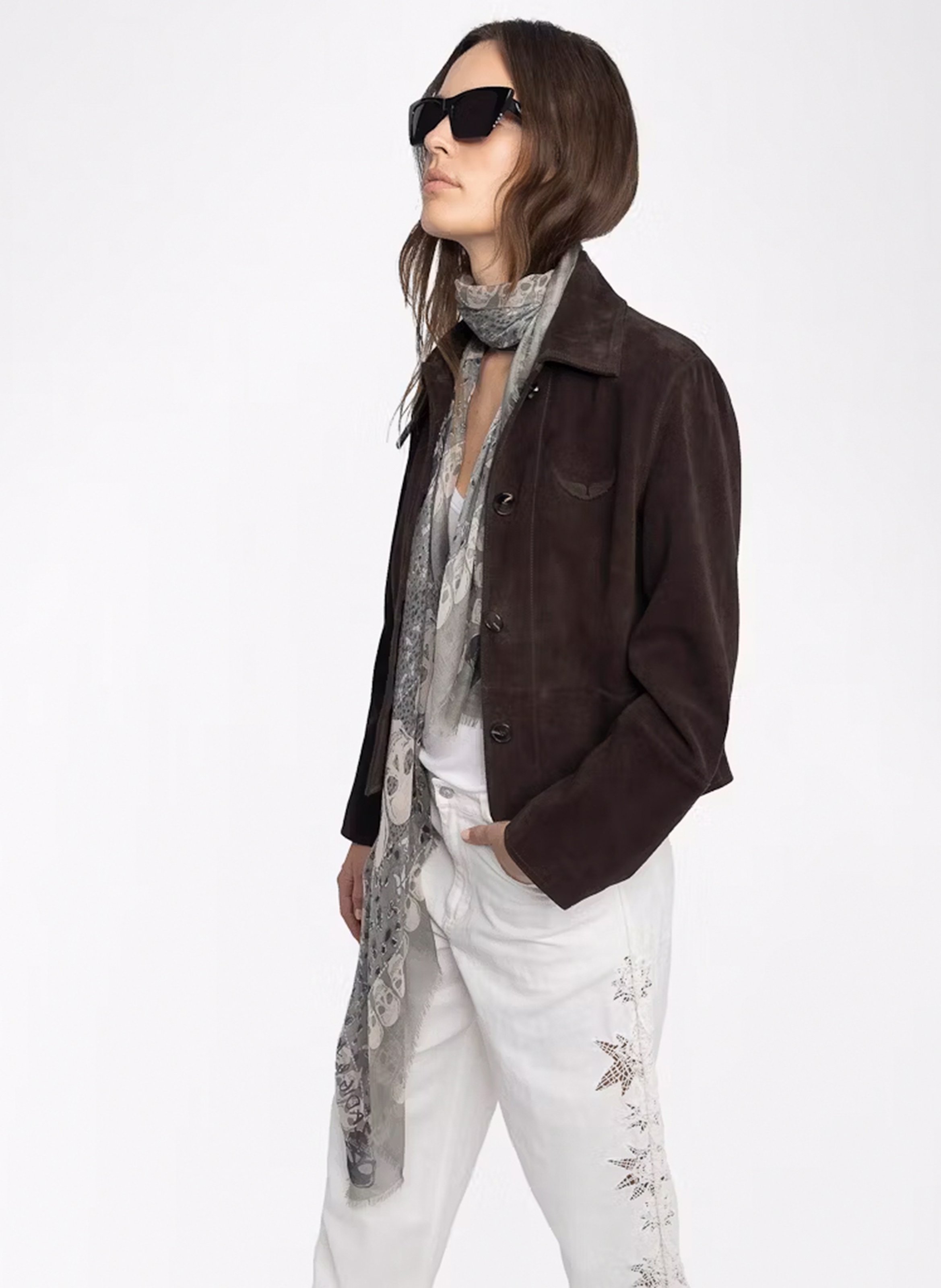 Foulard imprimé kerry ZADIG&VOLTAIRE Vert