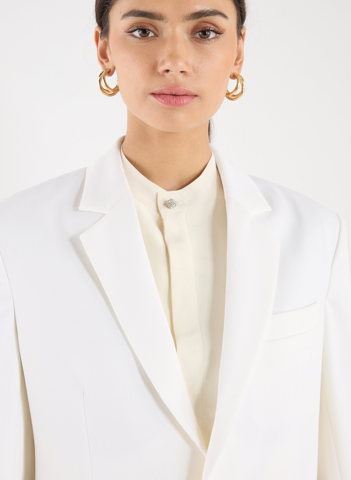 Boucles d&#039;oreille 3 anneaux  AU PRINTEMPS PARIS Doré