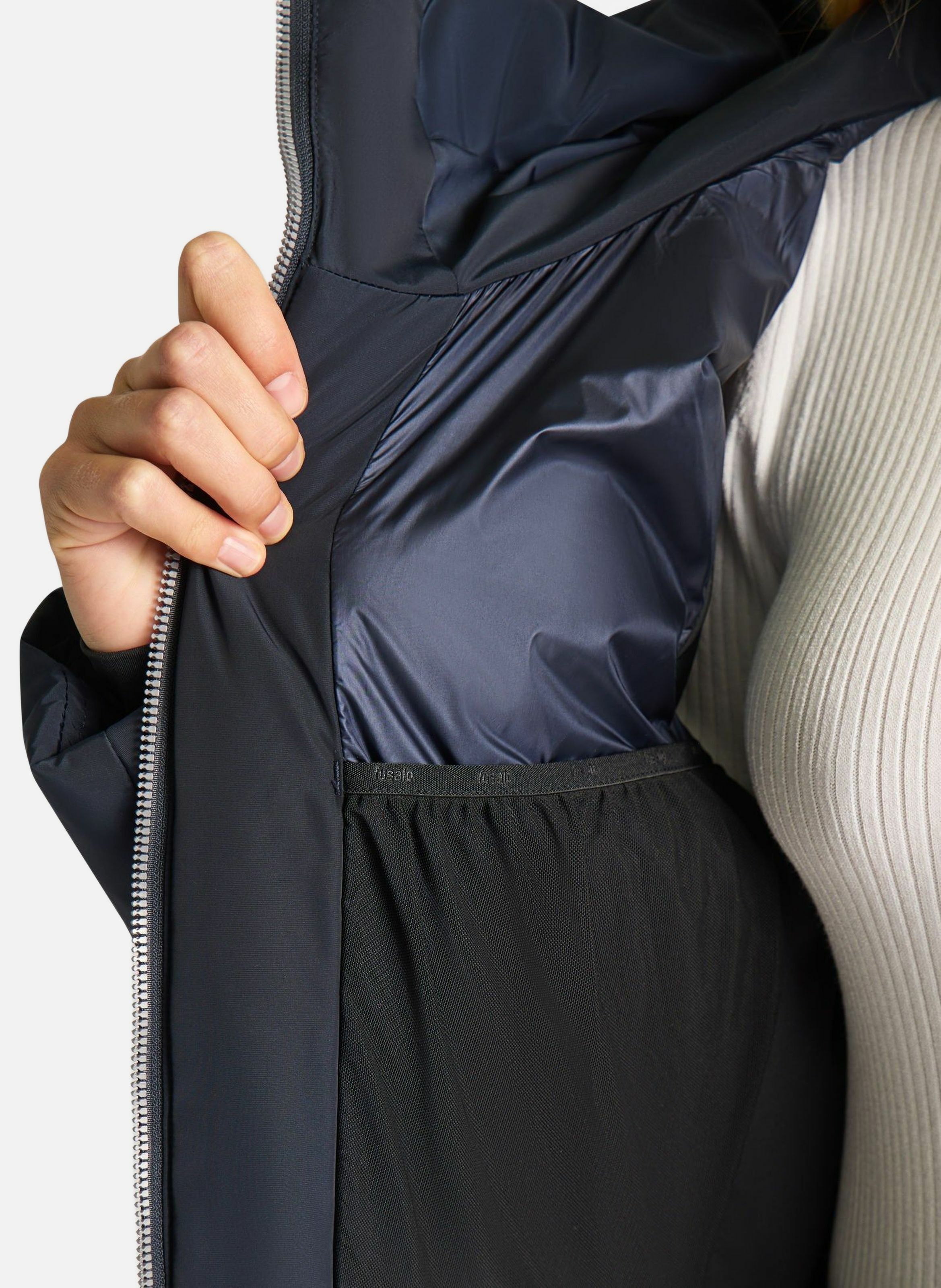 Veste de ski delphine col montant coupe ajustée FUSALP Bleu