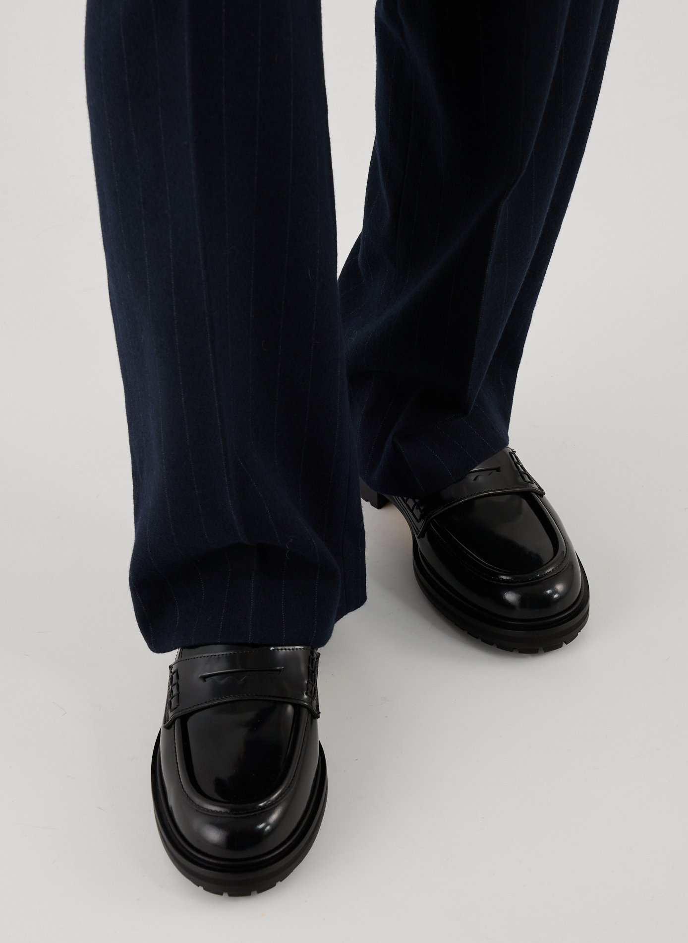 Mocassins en cuir  AEYDE Noir