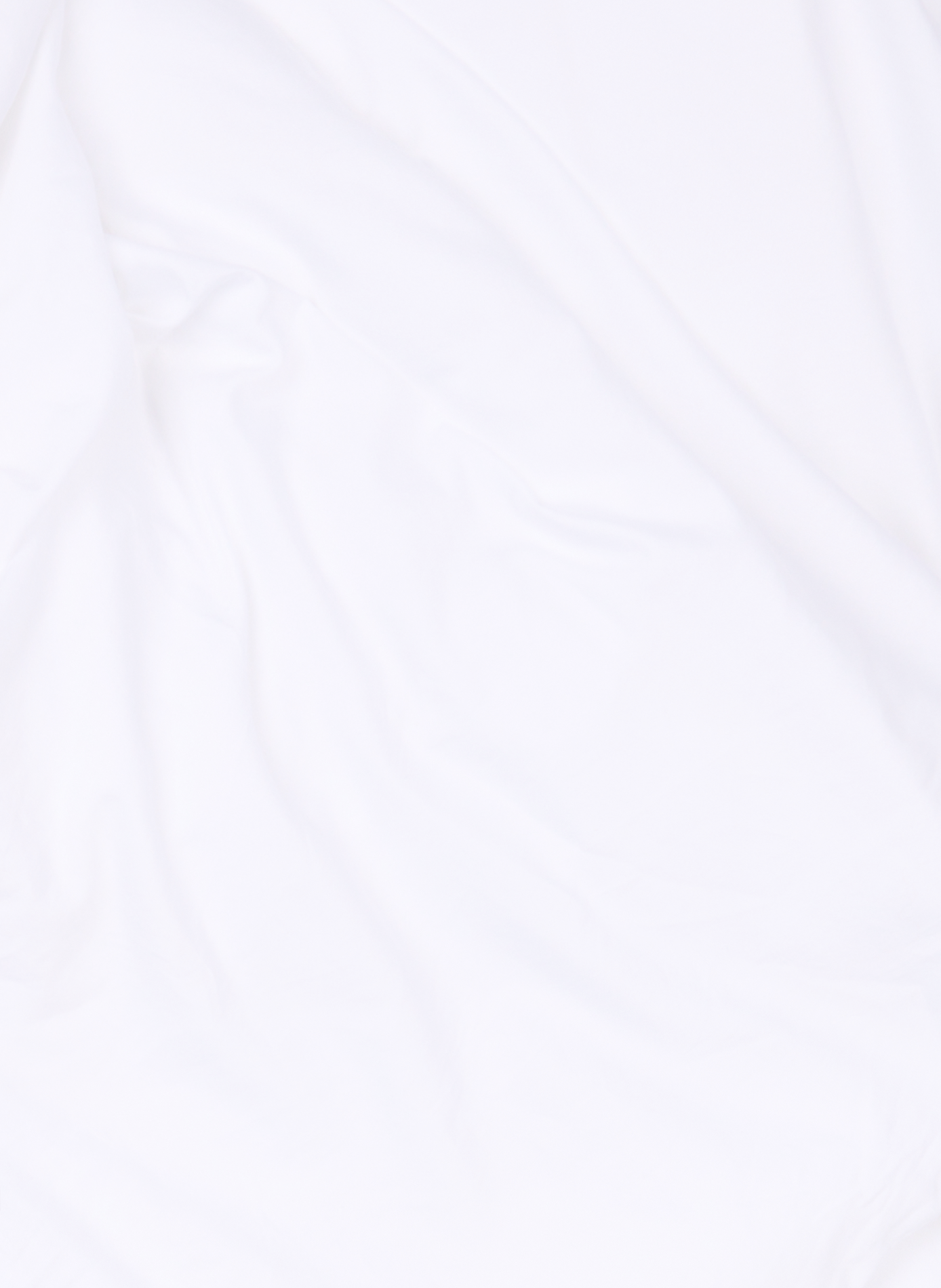 Drap housse en percale lavée de coton Blanc