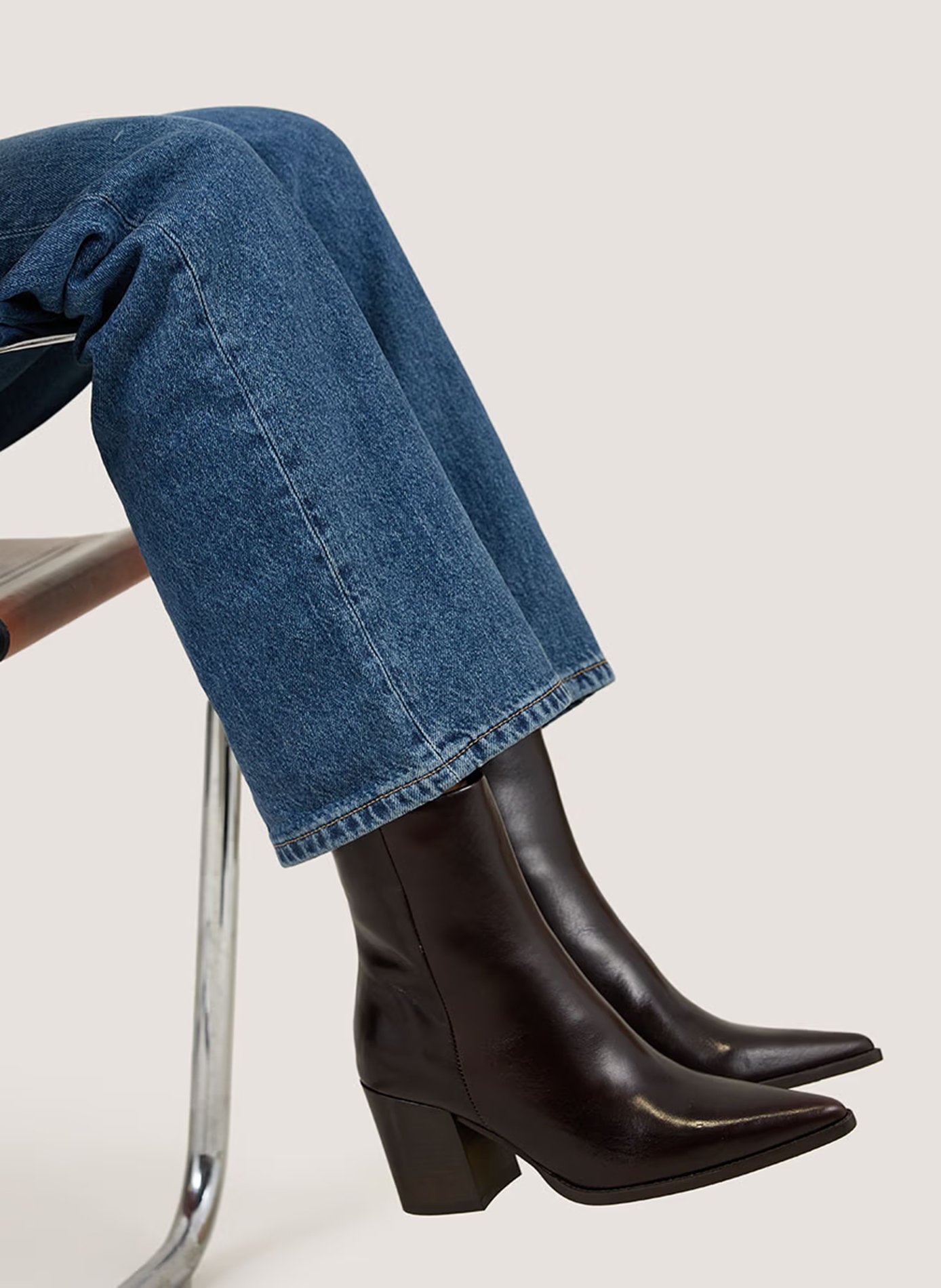 Boots en cuir pride JONAK Marron