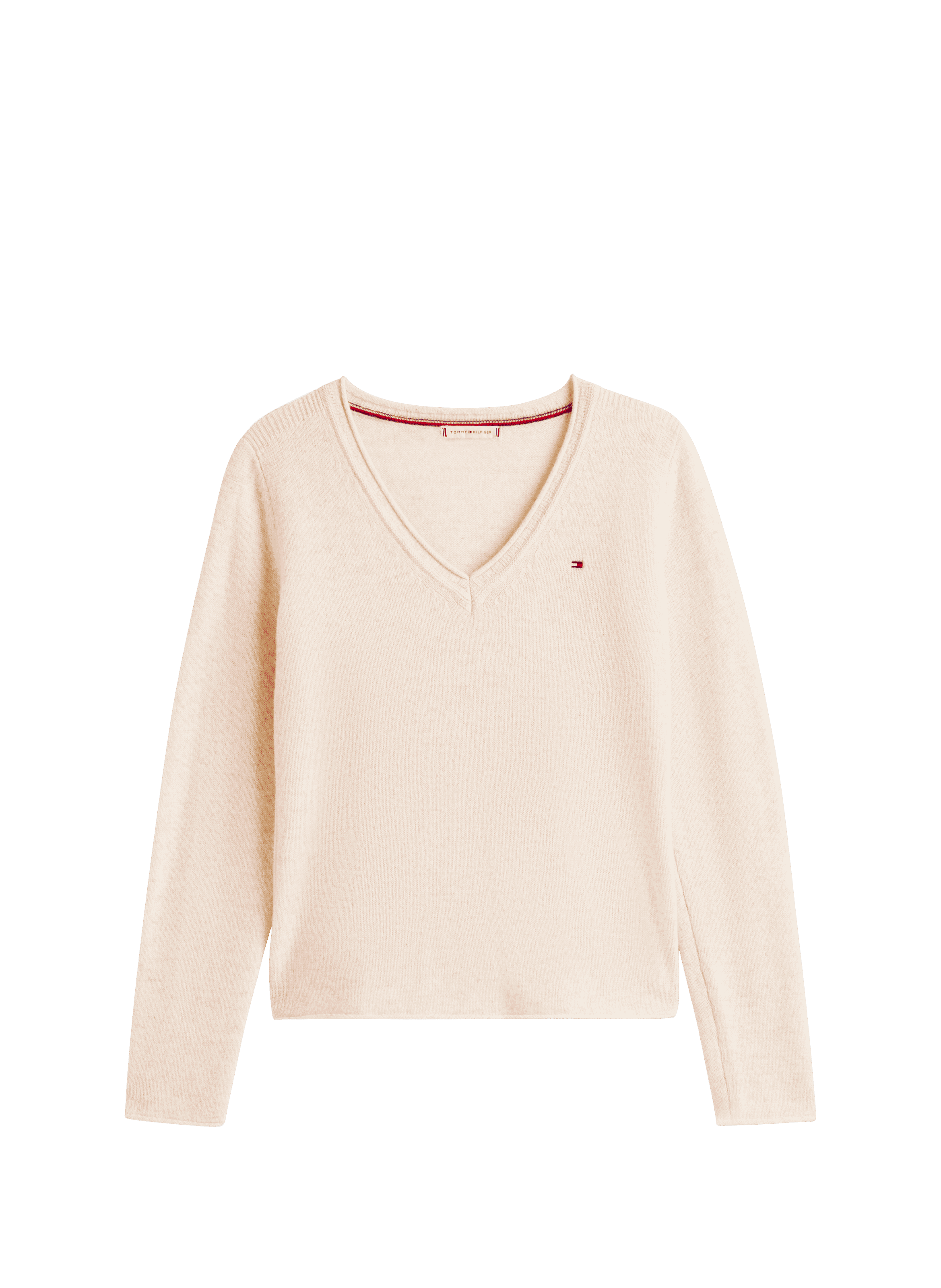 Pull en laine  TOMMY HILFIGER Beige