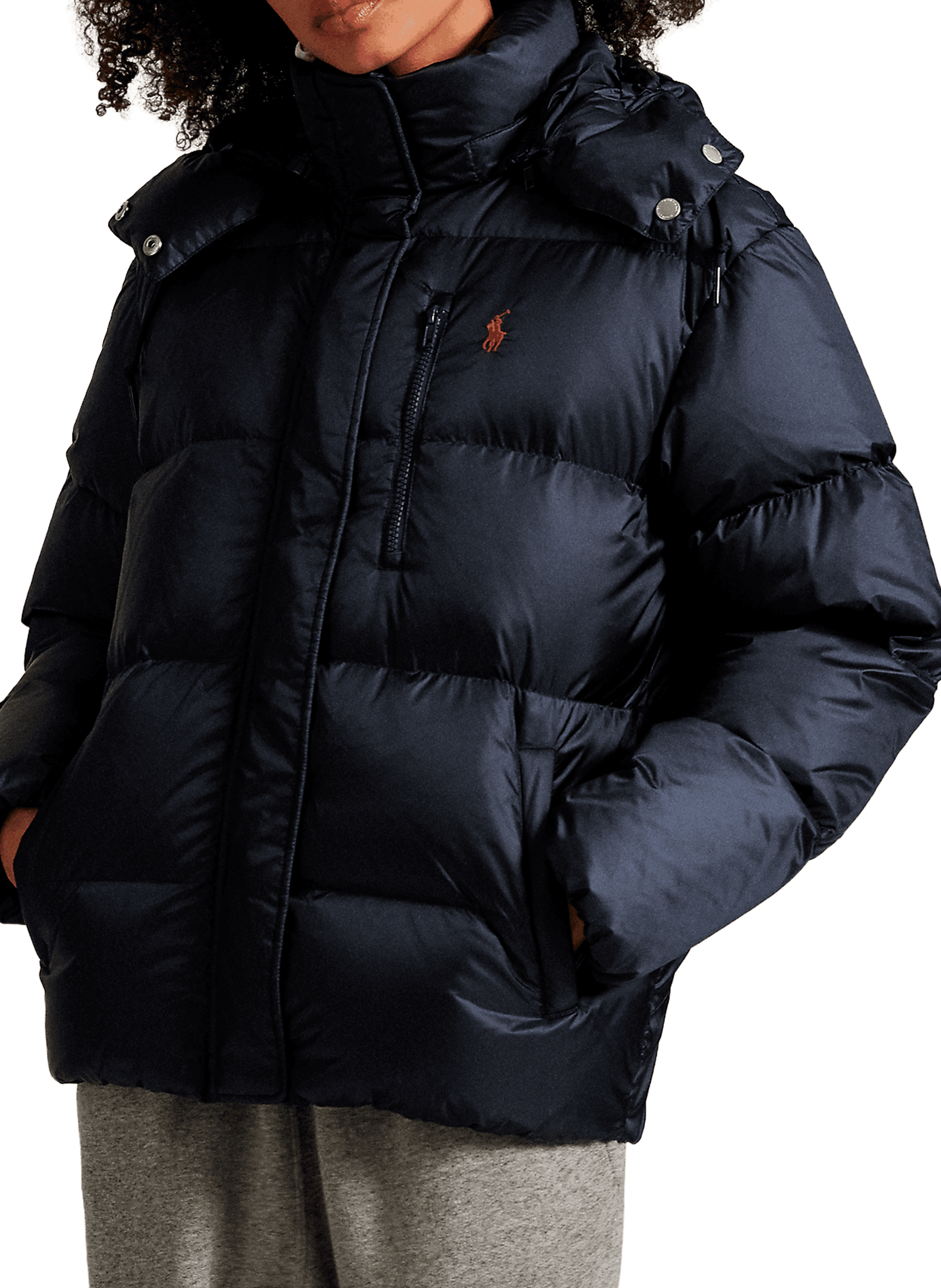 POLO RALPH LAUREN Doudoune matelassée en nylon Bleu