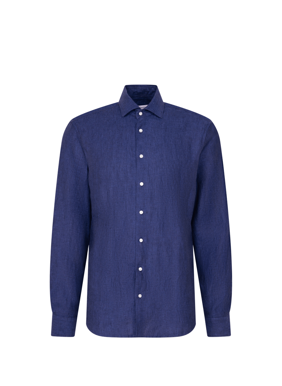 Chemise regular à poche en coton SEIDENSTICKER Bleu