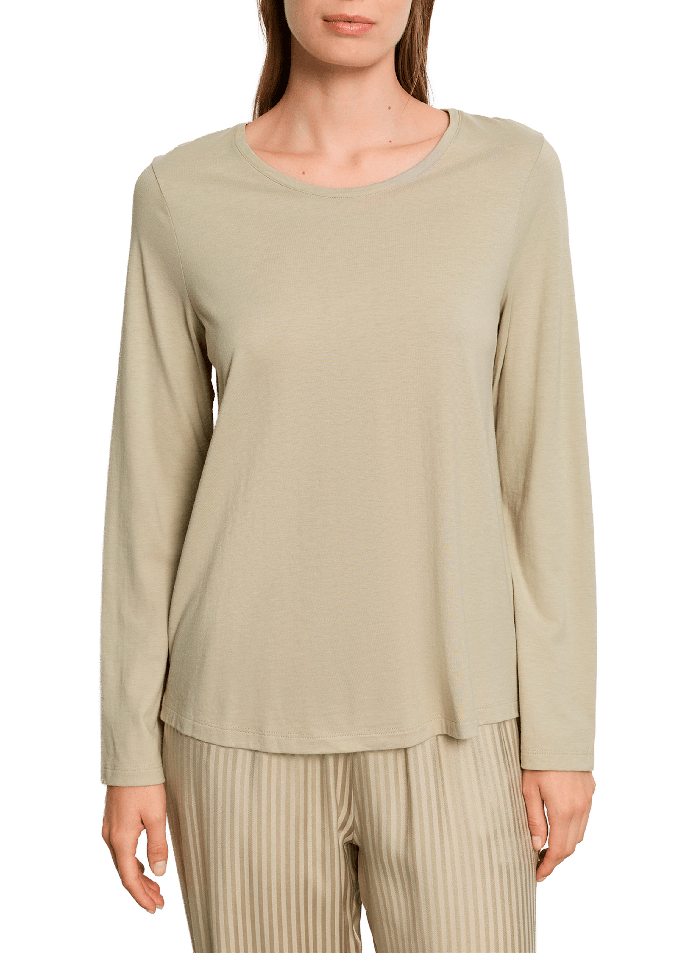 T-shirt à manches longues HANRO Vert