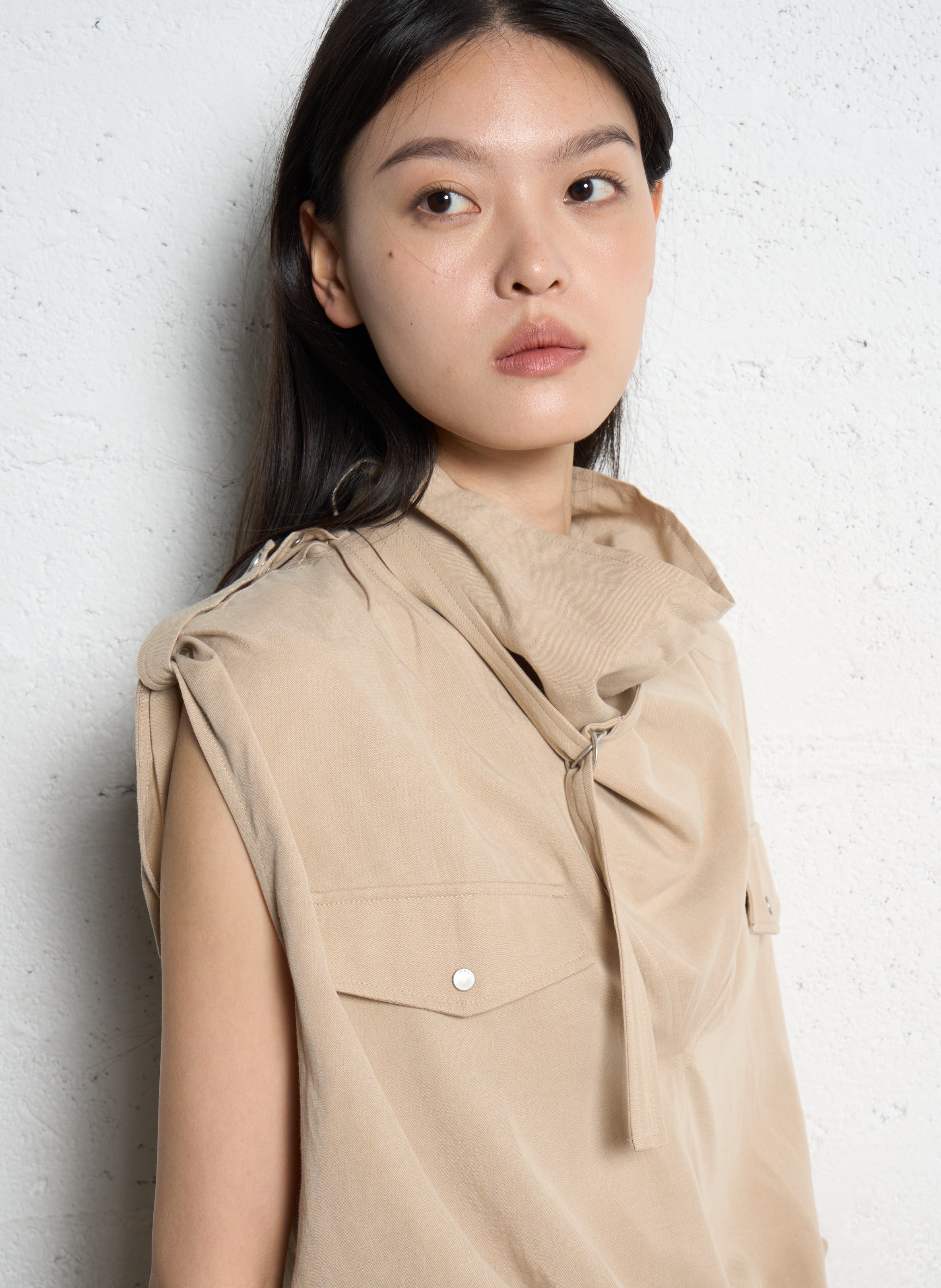 Top oversize IKKS Beige