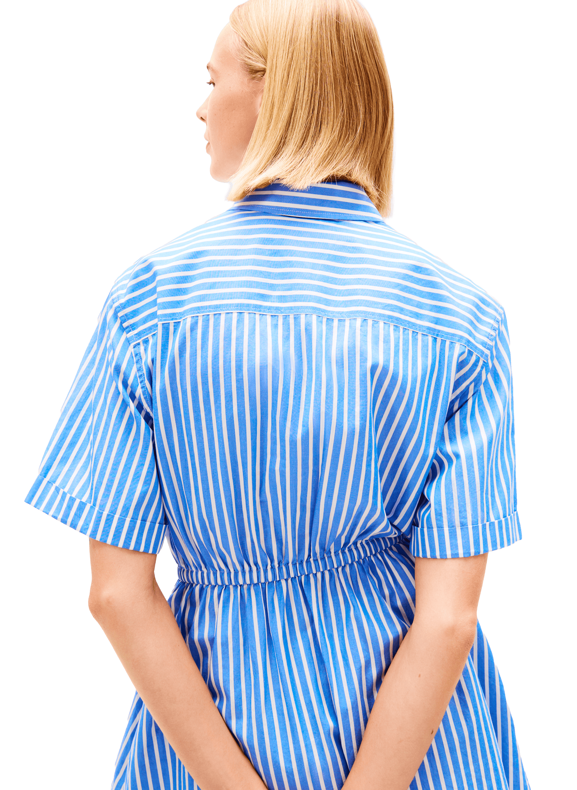 Striped shirt dress TOMMY HILFIGER Blue