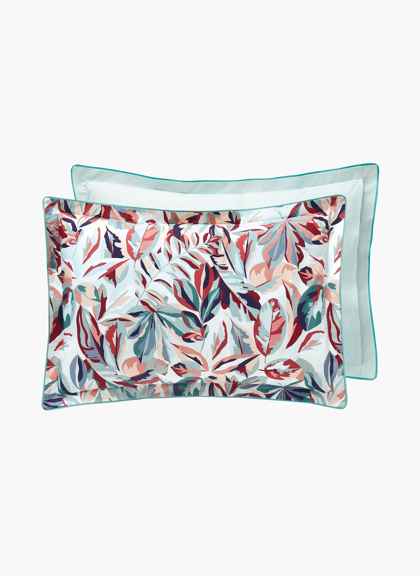 TAIE D'OREILLER Post Card ANNE DE SOLENE Vert