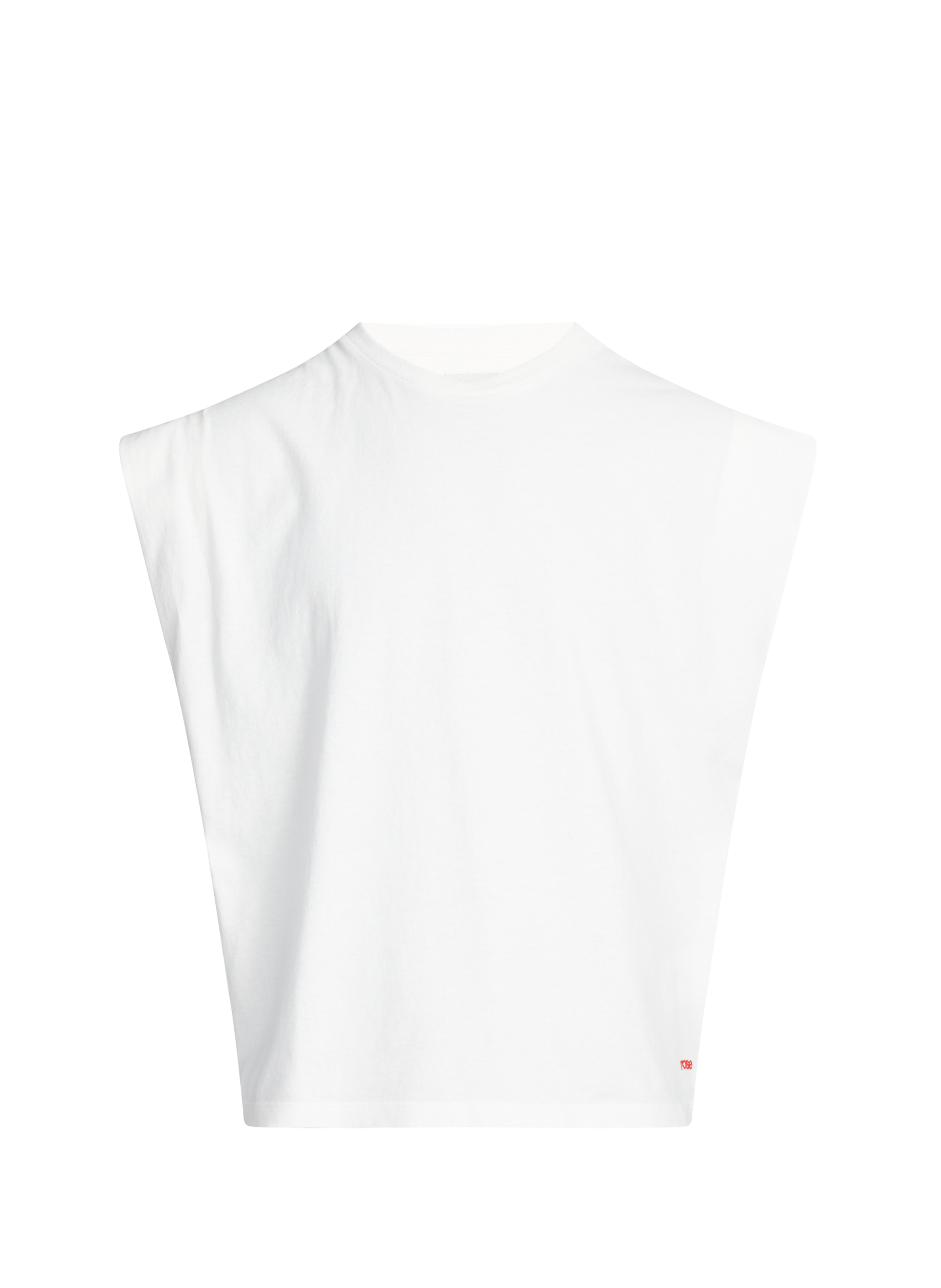 T-shirt col rond Vice en coton BELLEROSE Beige