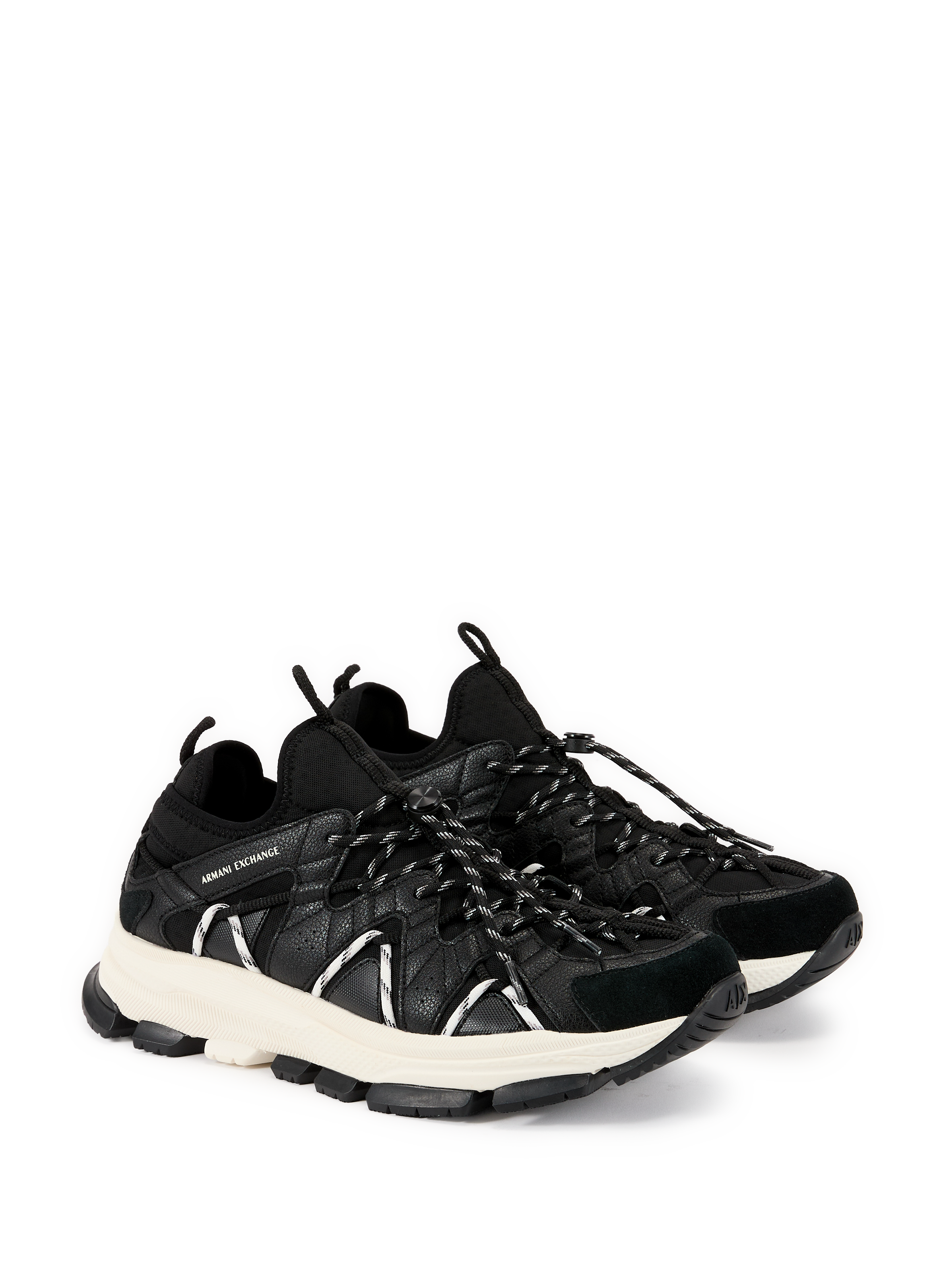 Baskets basses en tissu ARMANI EXCHANGE Noir