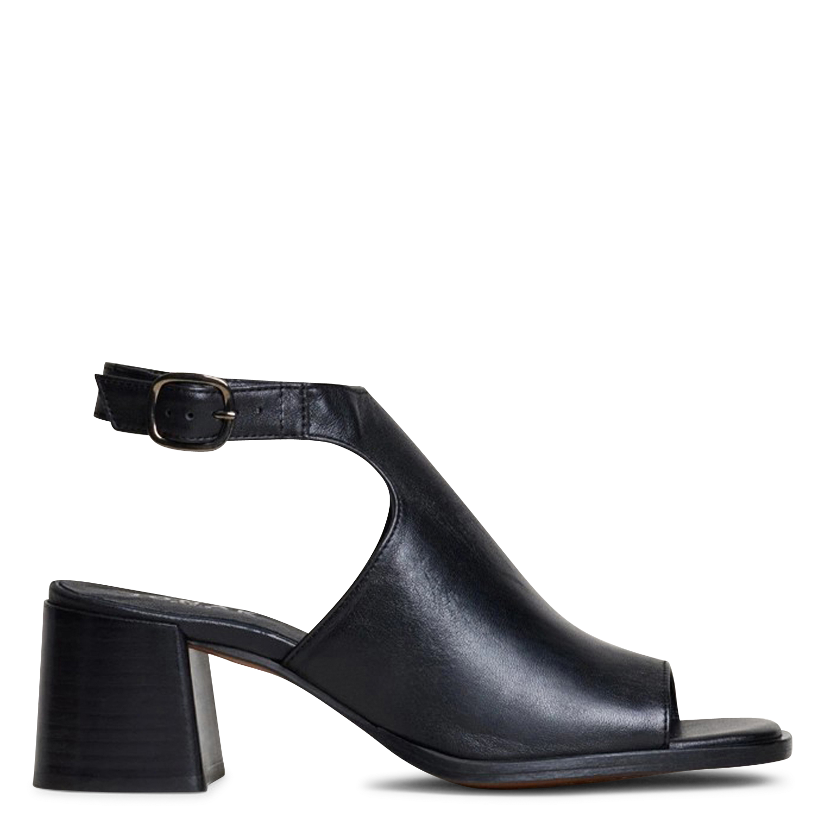 Sandales hautes slingbacks en cuir benita JONAK Noir