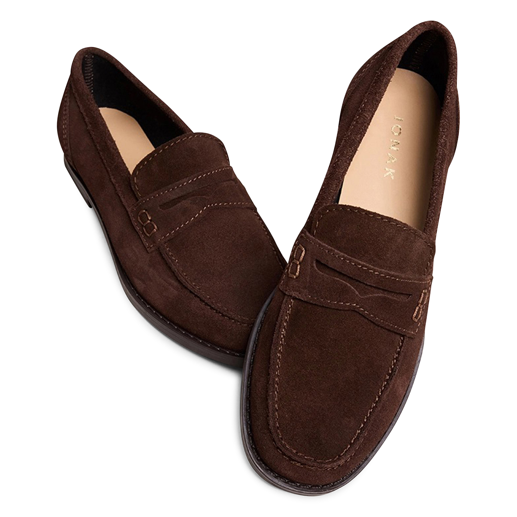 Mocassins en cuir naomie JONAK Marron