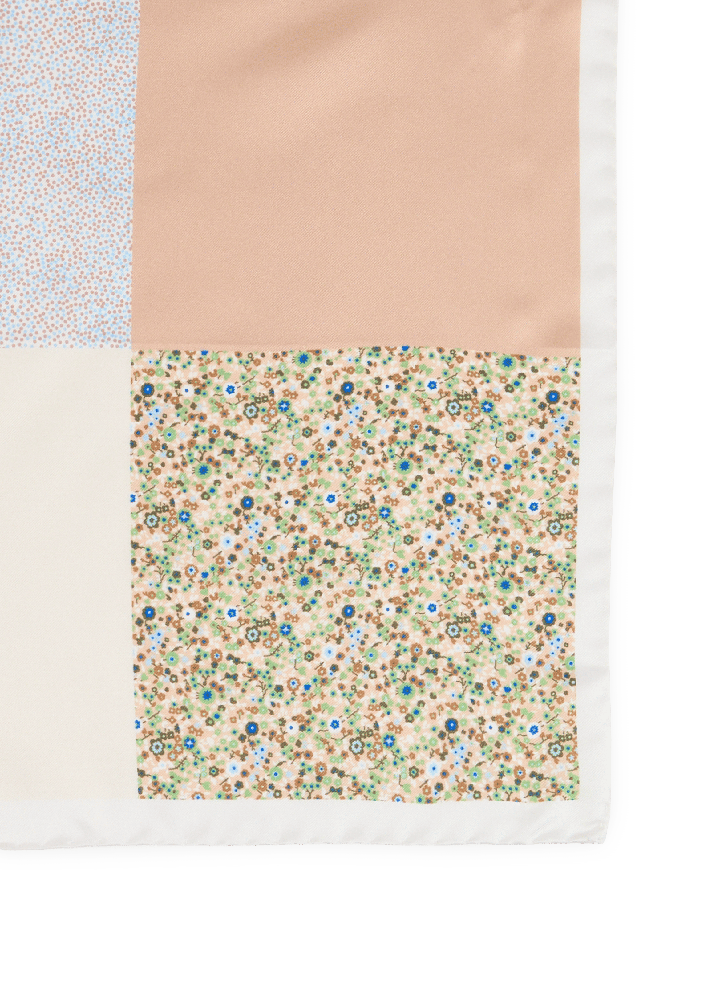 Square silk printed scarf AU PRINTEMPS PARIS Multicolour