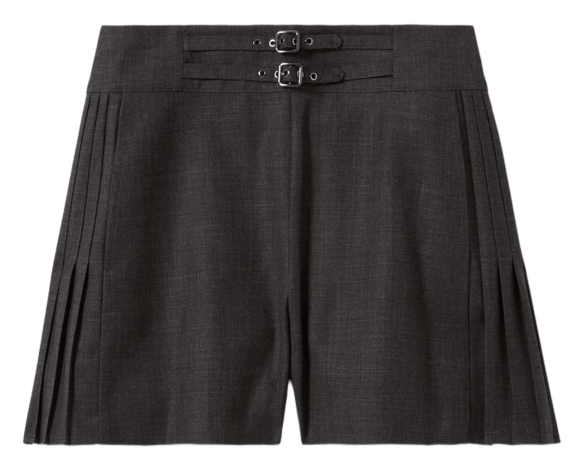 Short large à boucles erena CLAUDIE PIERLOT Gris