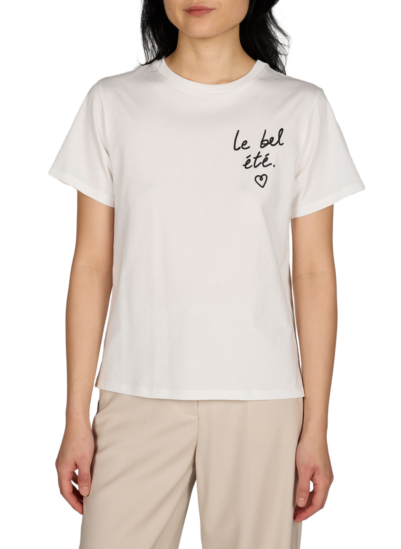 Classic Cotton T-Shirt MAX MARA WEEK END White