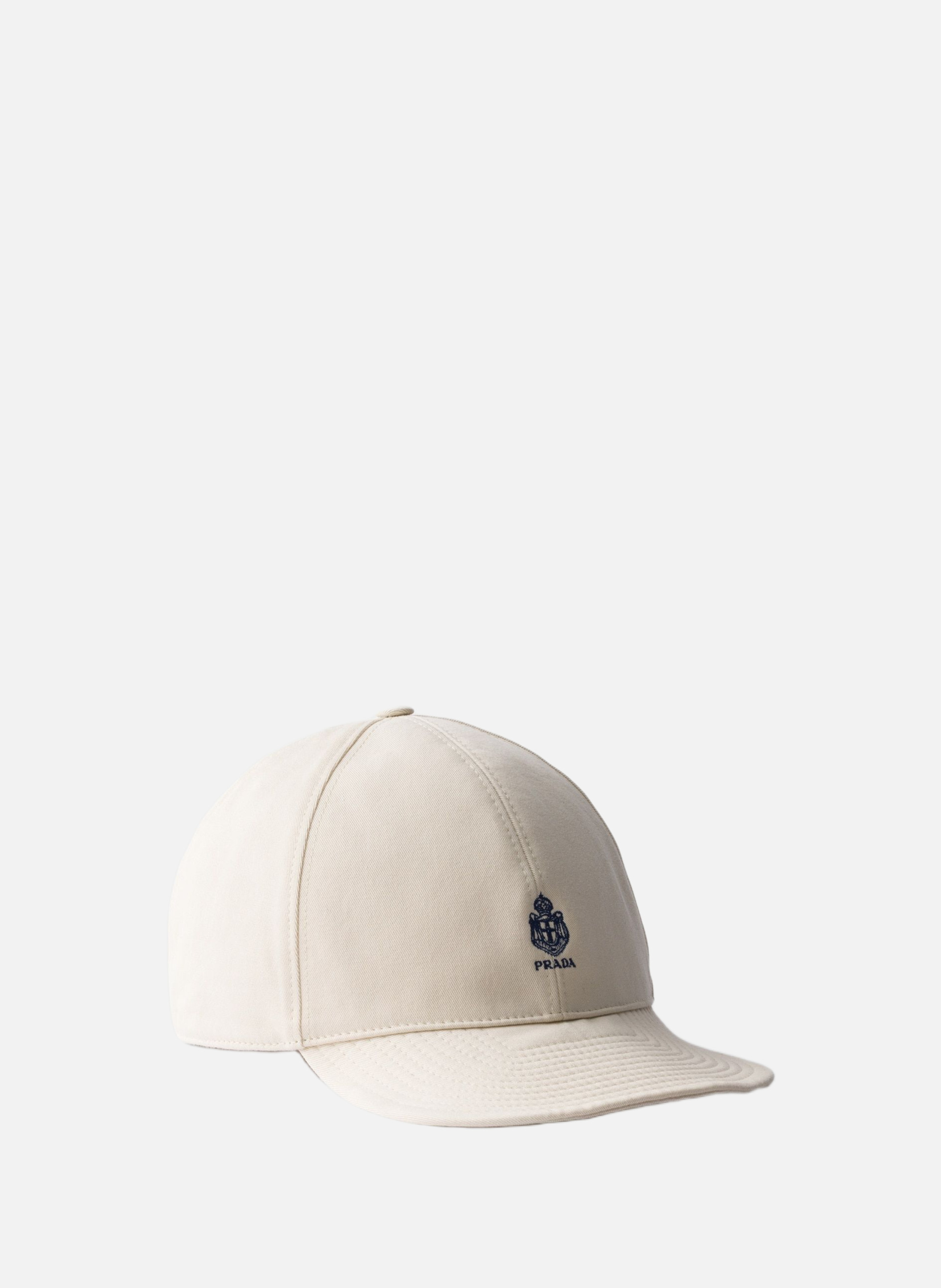 PRADA Ancienne casquette de baseball en gabardine | Beige