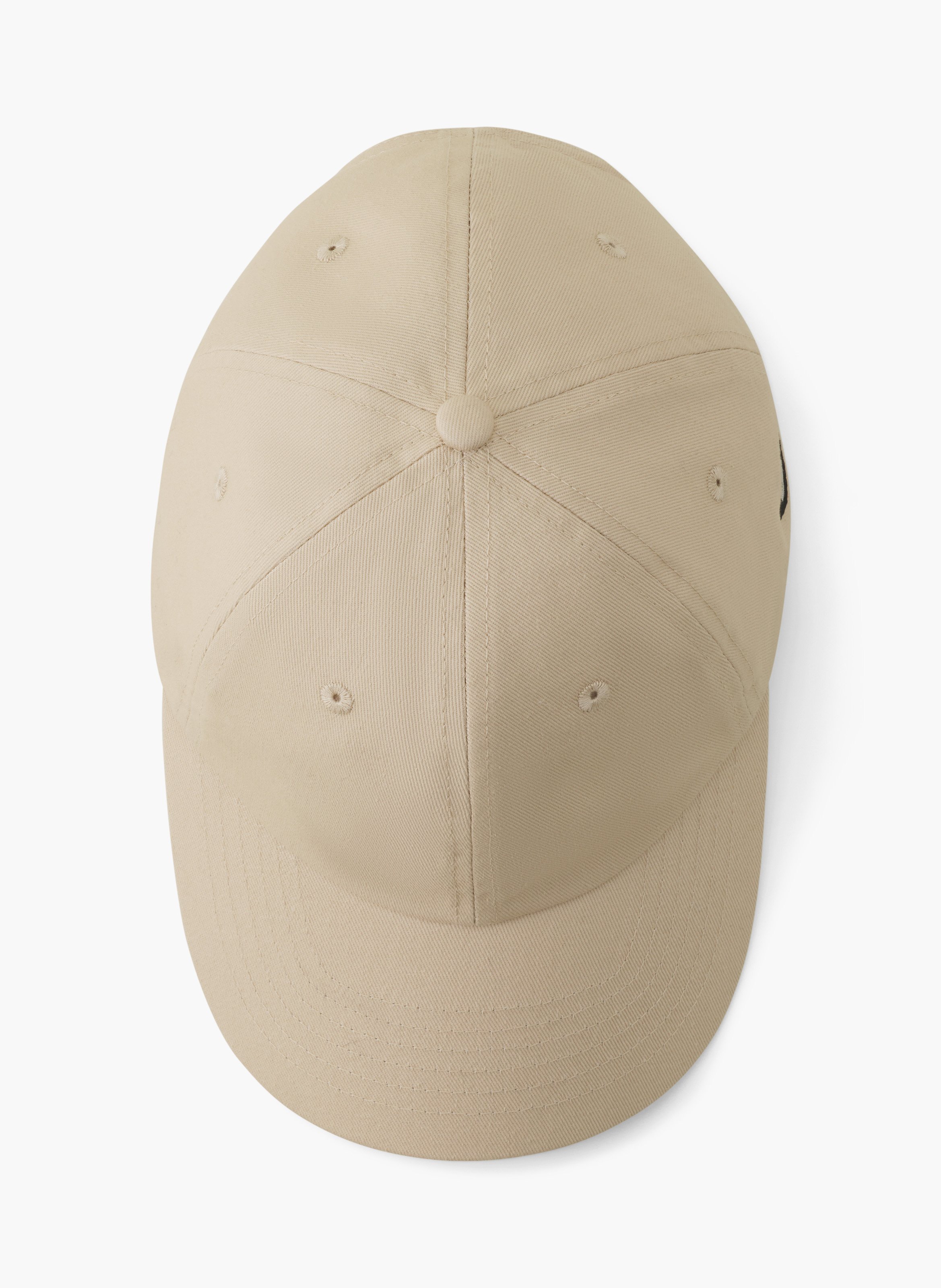 Casquette signature lanvin en coton LANVIN Beige