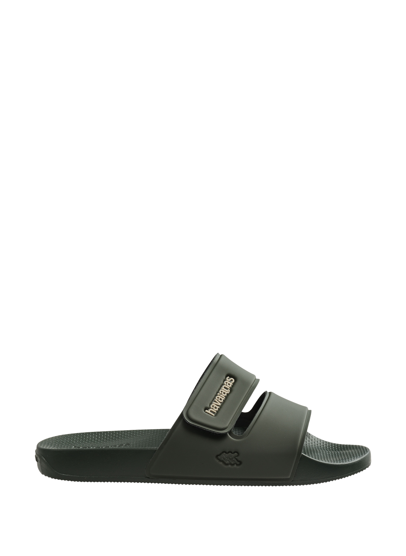 Slippers met textuurband HAVAIANAS Kaki