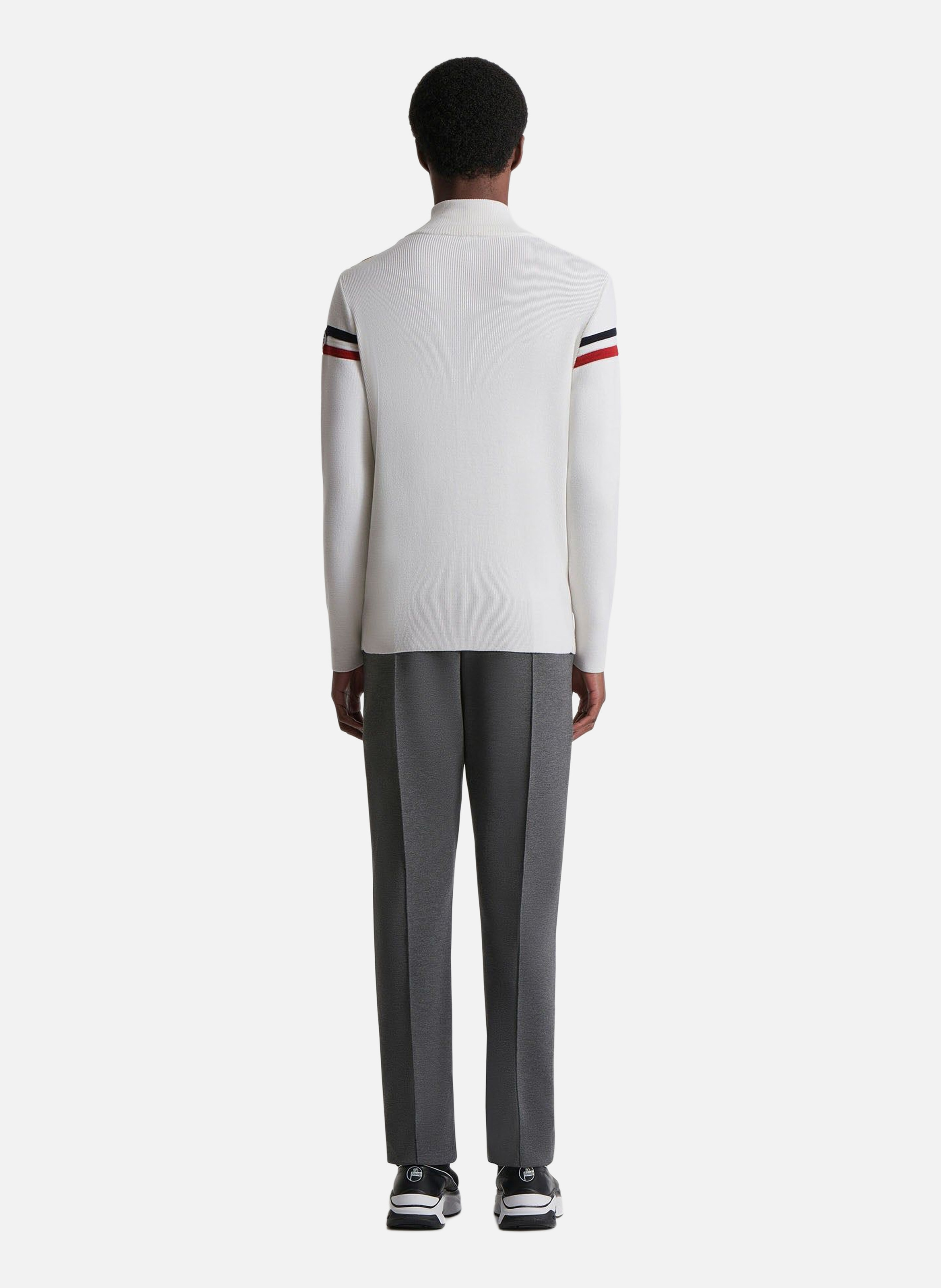 Pull wengen col montant coupe regular FUSALP Blanc